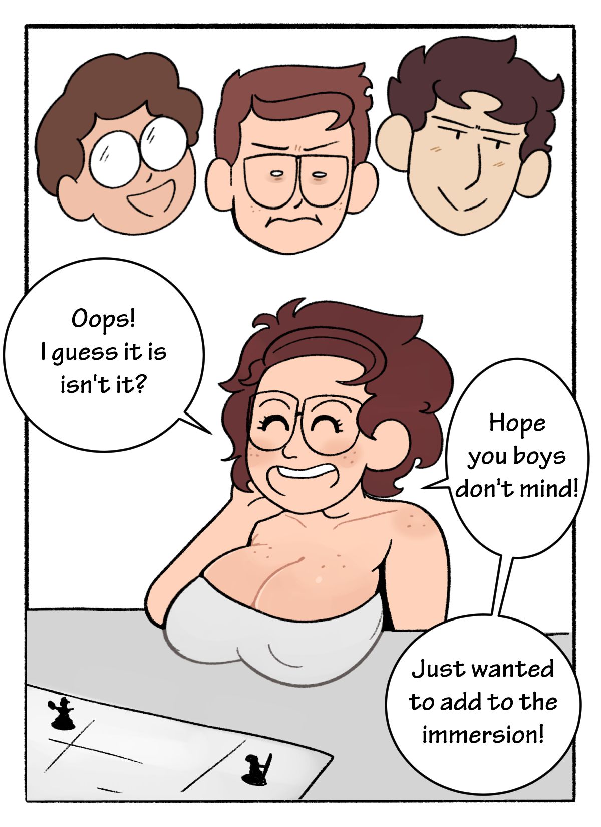 Mom! Don’t Interrupt Our DnD Campaign! [DeadEndDraws] 2 . Mom! Don't Interrupt Our DnD Campaign! - Chapter 2 [DeadEndDraws] – page 4
