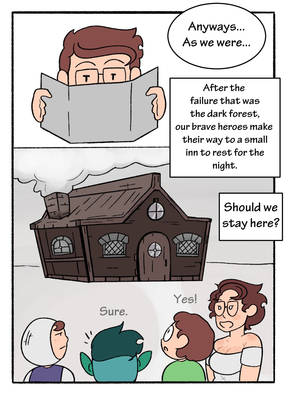 Mom! Don’t Interrupt Our DnD Campaign! [DeadEndDraws] 2 . Mom! Don't Interrupt Our DnD Campaign! - Chapter 2 [DeadEndDraws] – page 5