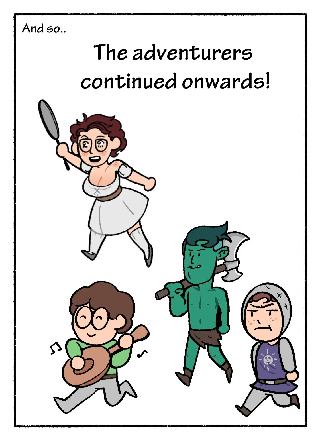 Mom! Don’t Interrupt Our DnD Campaign! [DeadEndDraws] 1 . Mom! Don't Interrupt Our DnD Campaign! - Chapter 1 [DeadEndDraws] – page 10