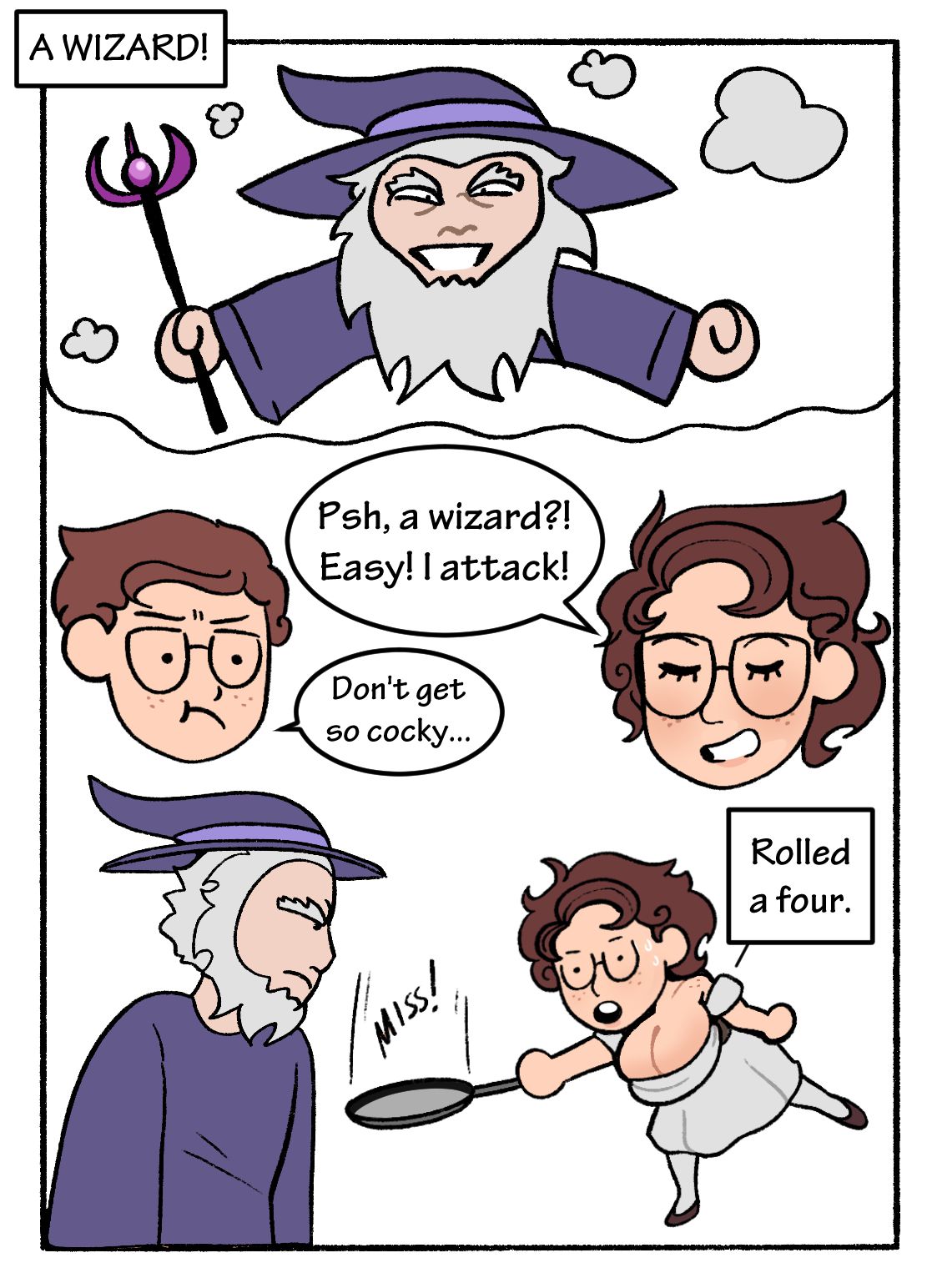 Mom! Don’t Interrupt Our DnD Campaign! [DeadEndDraws] 1 . Mom! Don't Interrupt Our DnD Campaign! - Chapter 1 [DeadEndDraws] – page 12