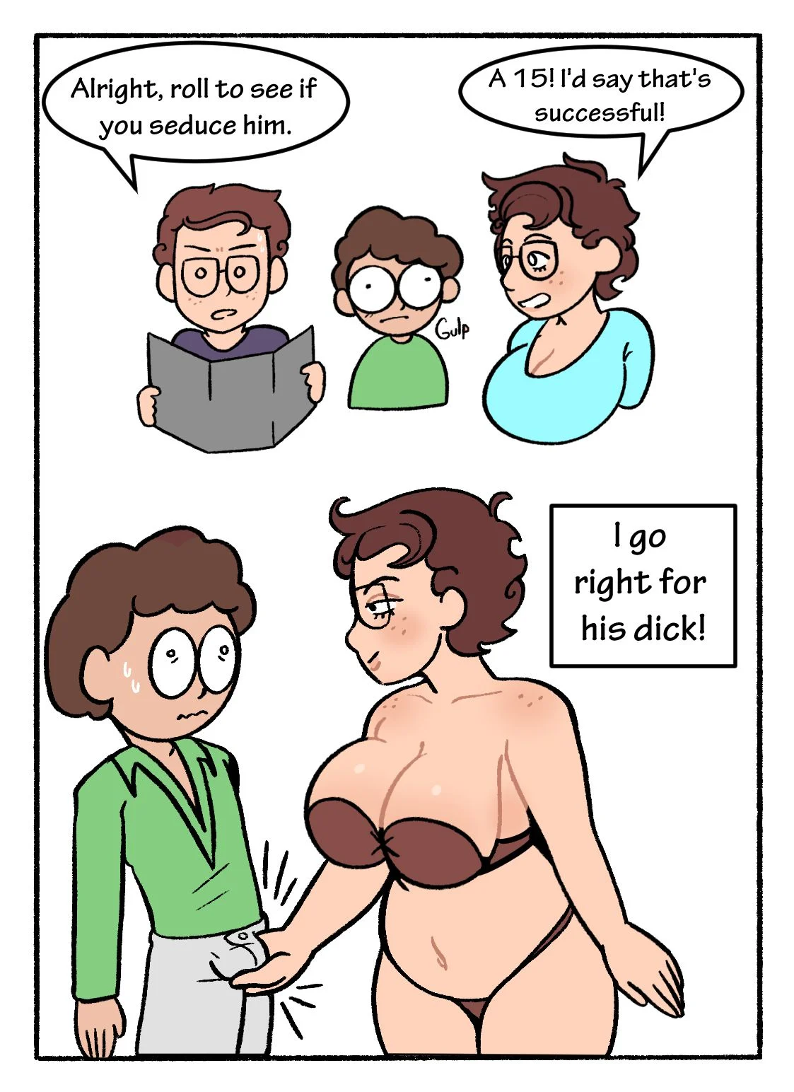 Mom! Don’t Interrupt Our DnD Campaign! [DeadEndDraws] 1 . Mom! Don't Interrupt Our DnD Campaign! - Chapter 1 [DeadEndDraws] – page 18
