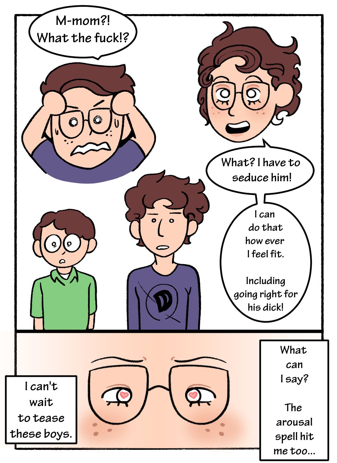 Mom! Don’t Interrupt Our DnD Campaign! [DeadEndDraws] 1 . Mom! Don't Interrupt Our DnD Campaign! - Chapter 1 [DeadEndDraws] – page 19