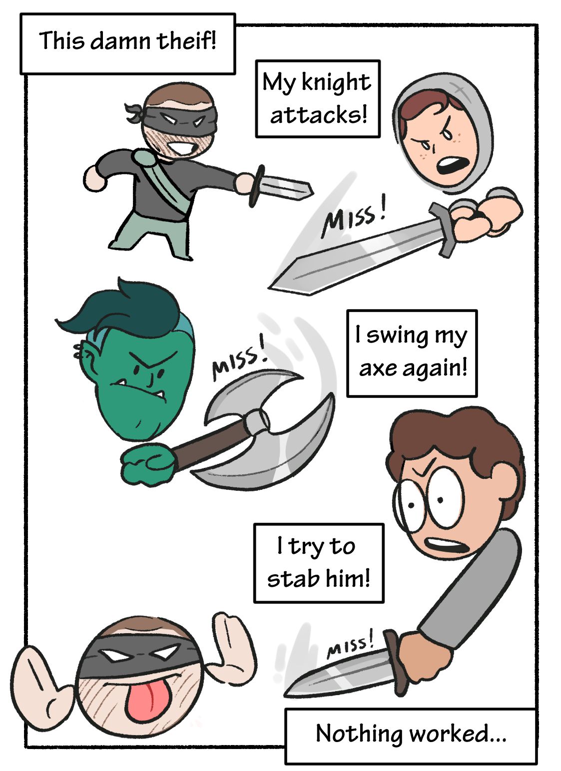 Mom! Don’t Interrupt Our DnD Campaign! [DeadEndDraws] 1 . Mom! Don't Interrupt Our DnD Campaign! - Chapter 1 [DeadEndDraws] – page 2