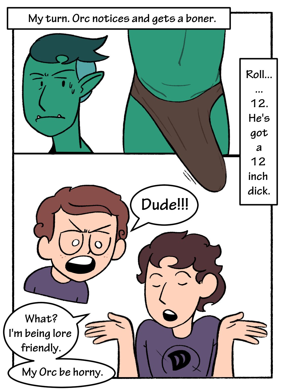 Mom! Don’t Interrupt Our DnD Campaign! [DeadEndDraws] 1 . Mom! Don't Interrupt Our DnD Campaign! - Chapter 1 [DeadEndDraws] – page 21