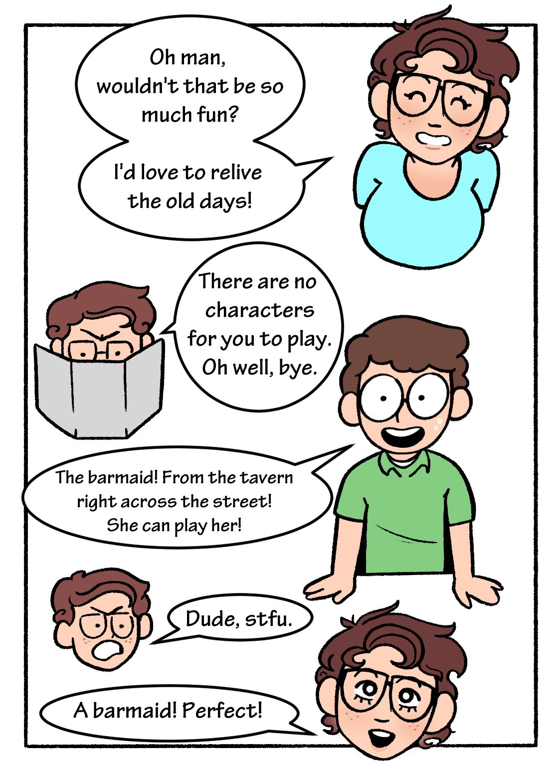 Mom! Don’t Interrupt Our DnD Campaign! [DeadEndDraws] 1 . Mom! Don't Interrupt Our DnD Campaign! - Chapter 1 [DeadEndDraws] – page 6