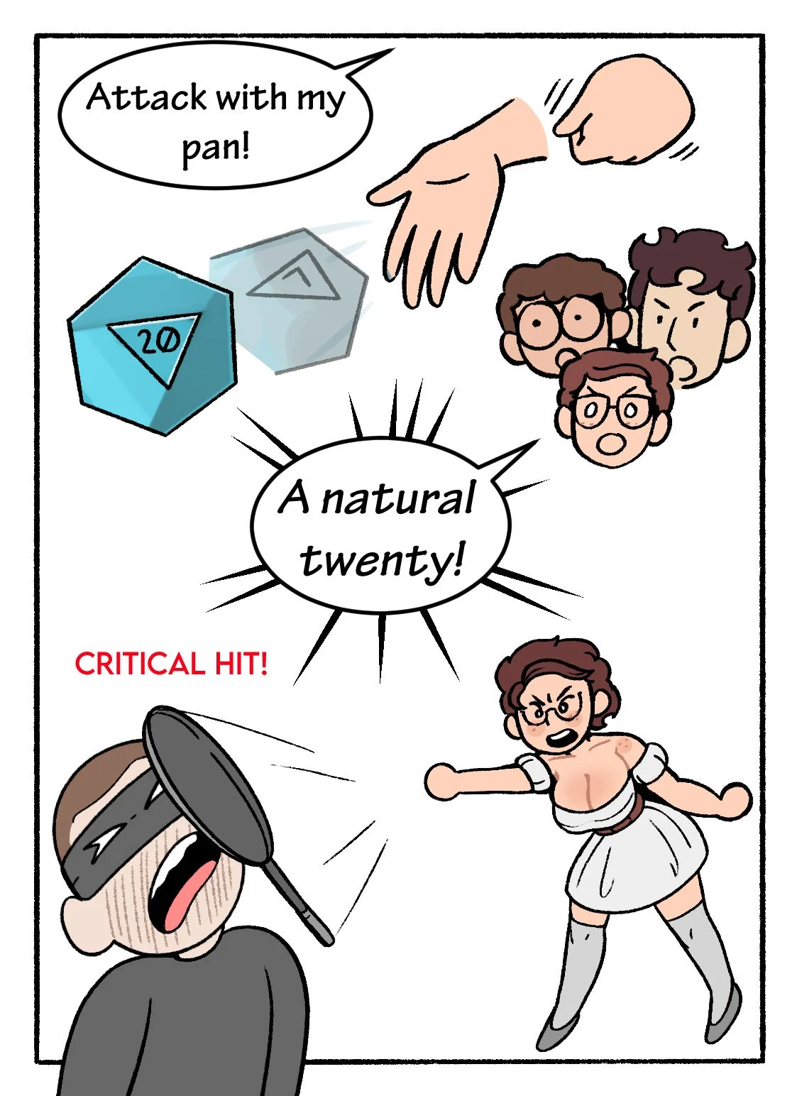 Mom! Don’t Interrupt Our DnD Campaign! [DeadEndDraws] 1 . Mom! Don't Interrupt Our DnD Campaign! - Chapter 1 [DeadEndDraws] – page 8