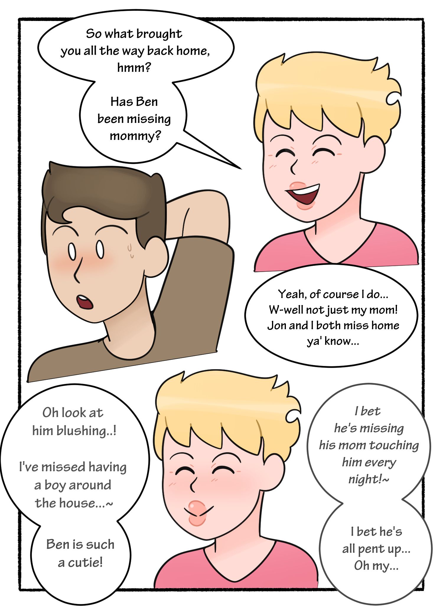 Swapping Moms [DeadEndDraws] 1 . Swapping Moms - Chapter 1 [DeadEndDraws] – page 12