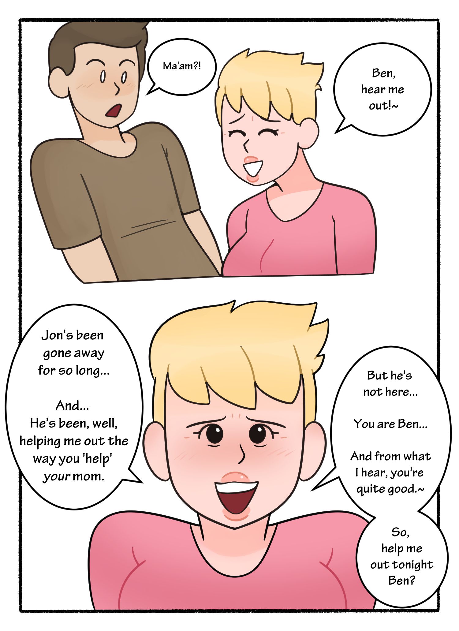 Swapping Moms [DeadEndDraws] 1 . Swapping Moms - Chapter 1 [DeadEndDraws] – page 18