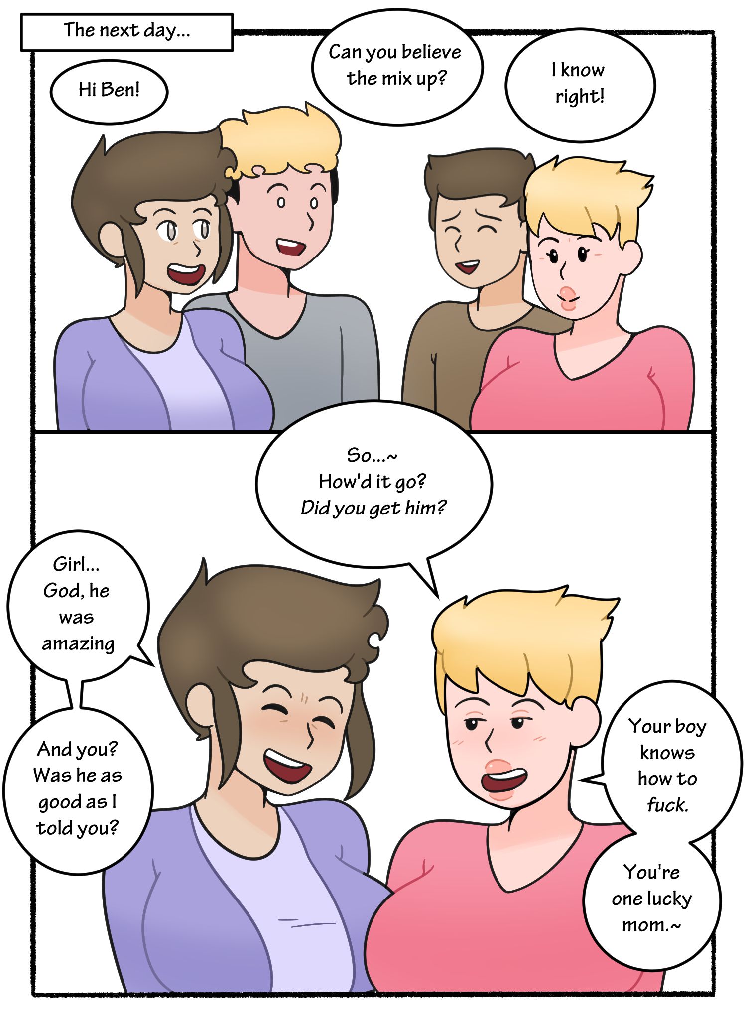 Swapping Moms [DeadEndDraws] 1 . Swapping Moms - Chapter 1 [DeadEndDraws] – page 46