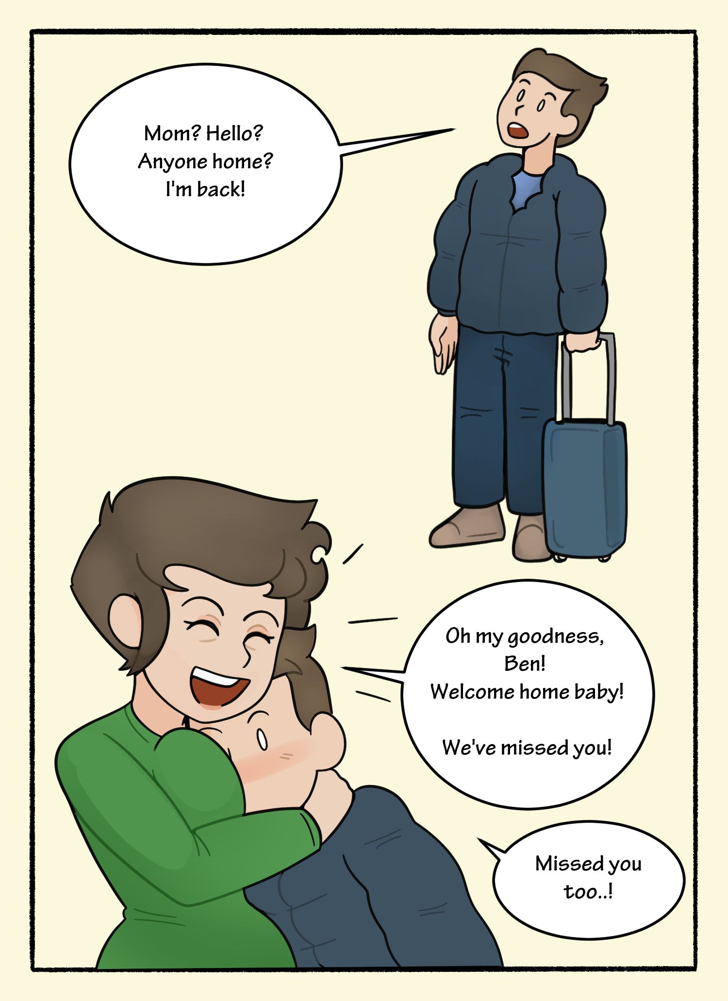 Cathie’s Surprise Visit [DeadEndDraws] 1 . Cathie's Surprise Visit - Chapter 1 [DeadEndDraws] – page 3