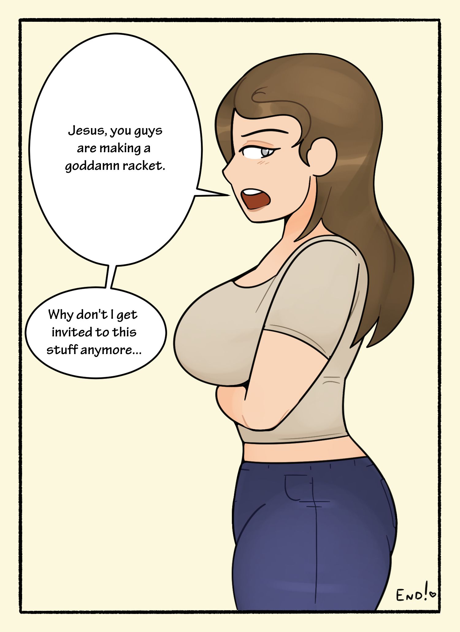 Cathie’s Surprise Visit [DeadEndDraws] 1 . Cathie's Surprise Visit - Chapter 1 [DeadEndDraws] – page 42