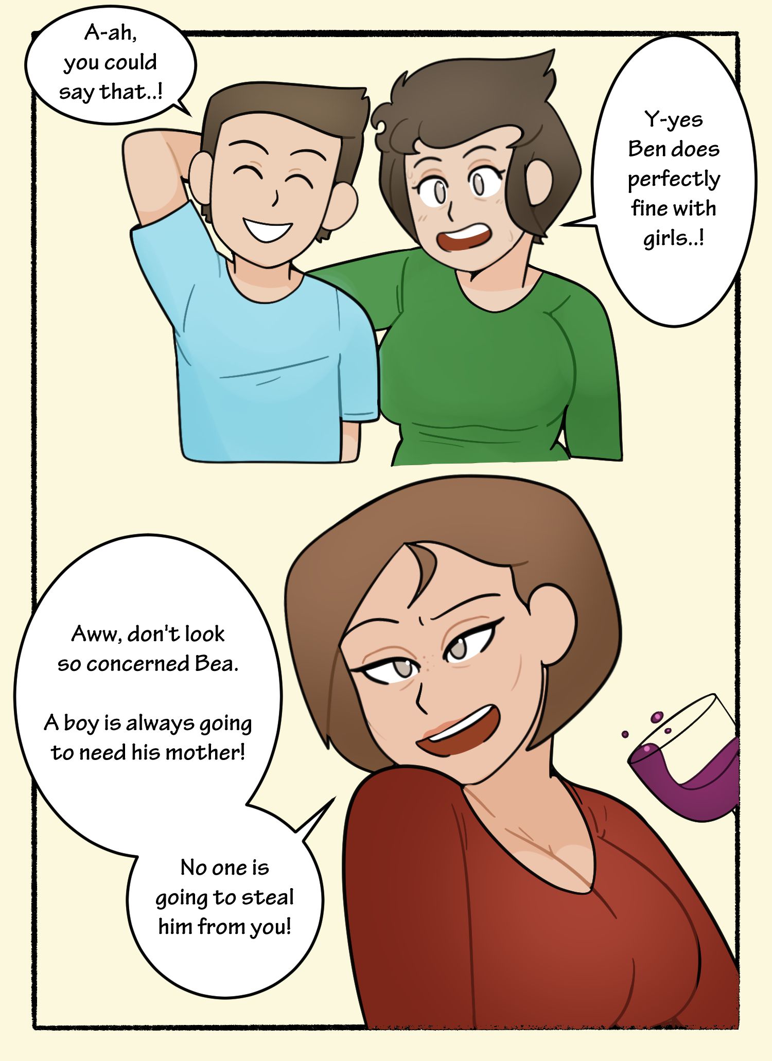 Cathie’s Surprise Visit [DeadEndDraws] 1 . Cathie's Surprise Visit - Chapter 1 [DeadEndDraws] – page 9