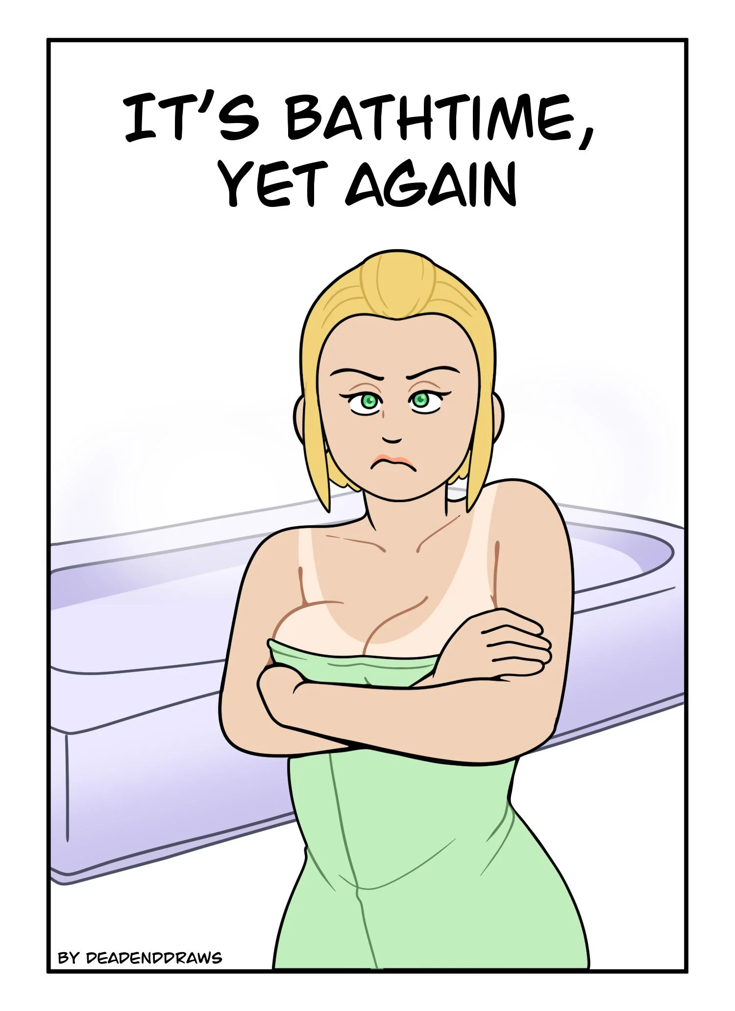 Bathtime, Together! [DeadEndDraws] 3 . It's Bathtime, Yet Again - Chapter 3 [DeadEndDraws] – page 1