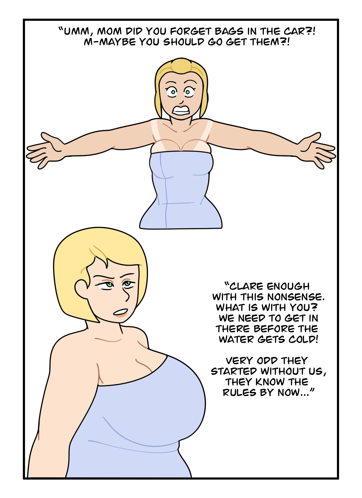Bathtime, Together! [DeadEndDraws] 2 . Bathtime Together, Again! - Chapter 2 [DeadEndDraws] – page 36