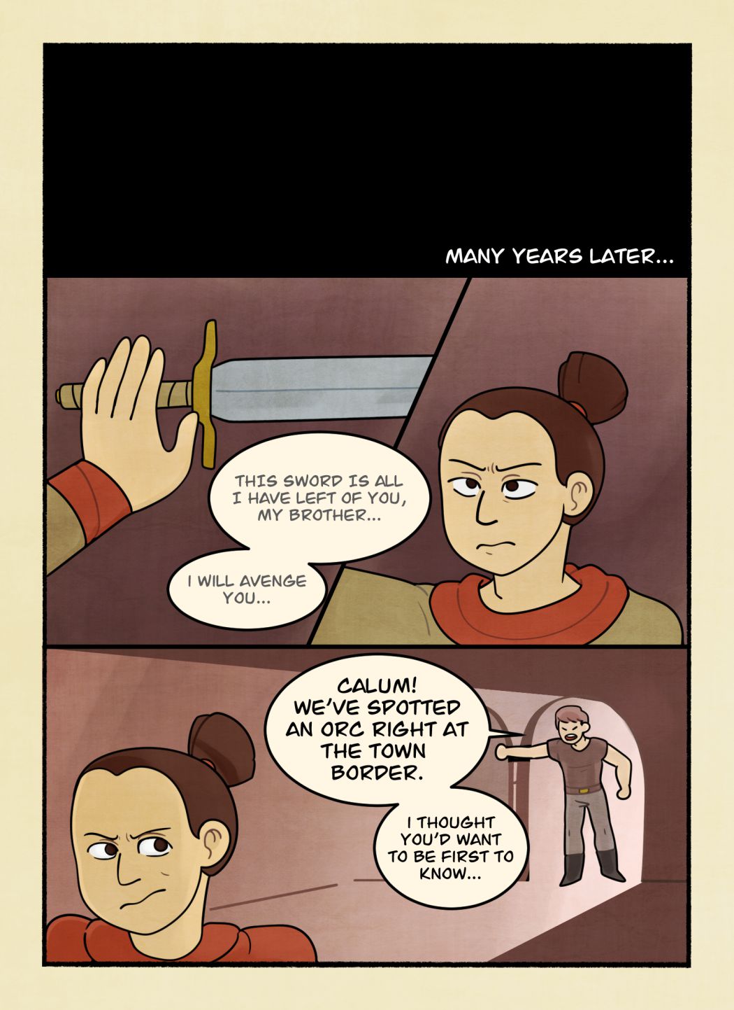 The Orc Slayer [DeadEndDraws] 1 . The Orc Slayer - Chapter 1 [DeadEndDraws] – page 13
