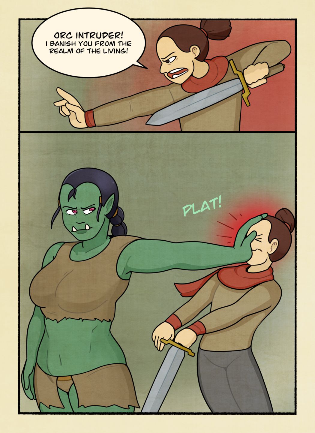 The Orc Slayer [DeadEndDraws] 1 . The Orc Slayer - Chapter 1 [DeadEndDraws] – page 15