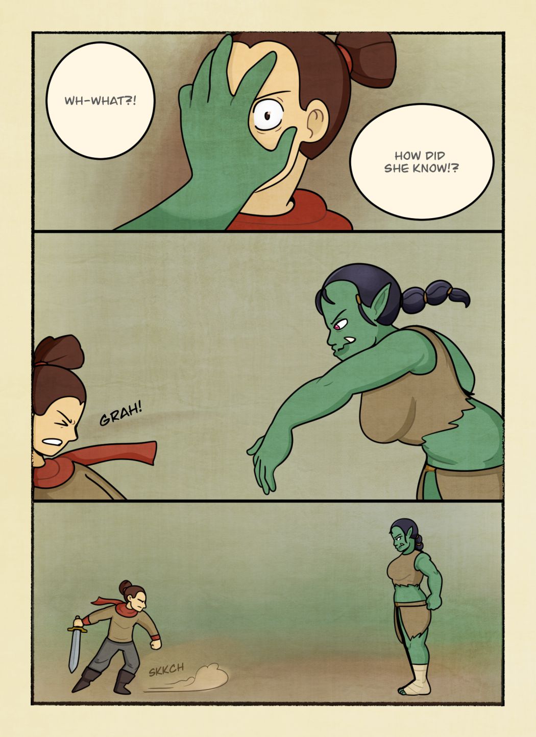 The Orc Slayer [DeadEndDraws] 1 . The Orc Slayer - Chapter 1 [DeadEndDraws] – page 16