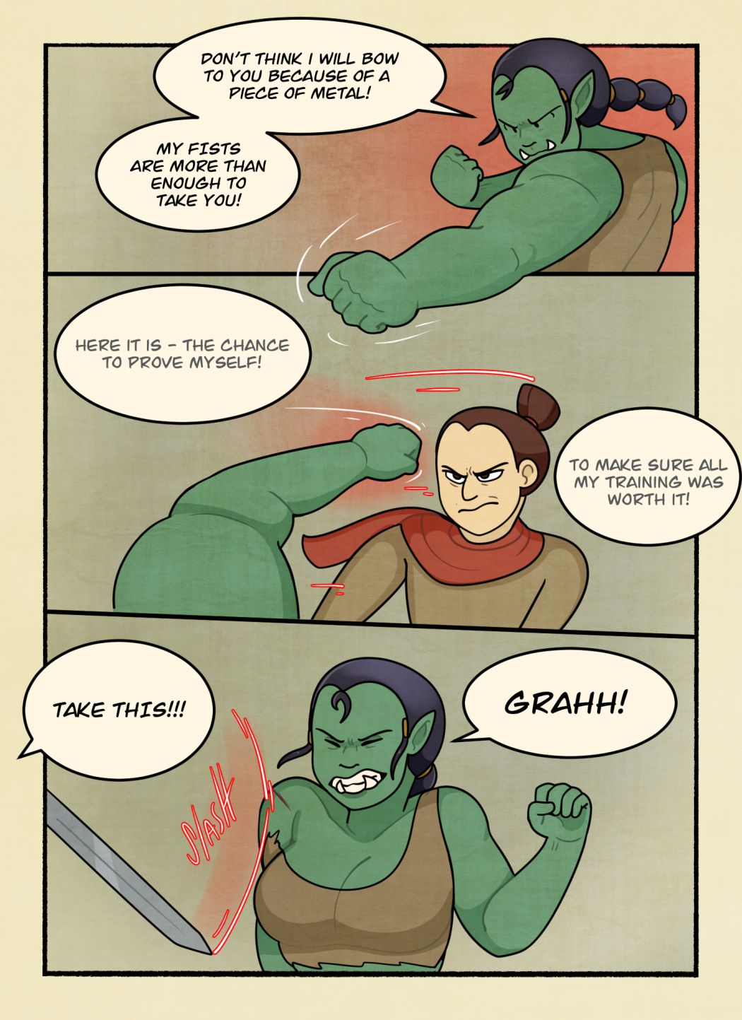 The Orc Slayer [DeadEndDraws] 1 . The Orc Slayer - Chapter 1 [DeadEndDraws] – page 18