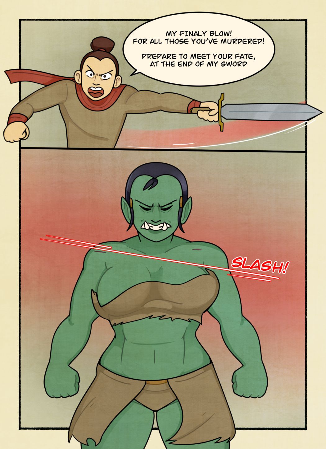 The Orc Slayer [DeadEndDraws] 1 . The Orc Slayer - Chapter 1 [DeadEndDraws] – page 19