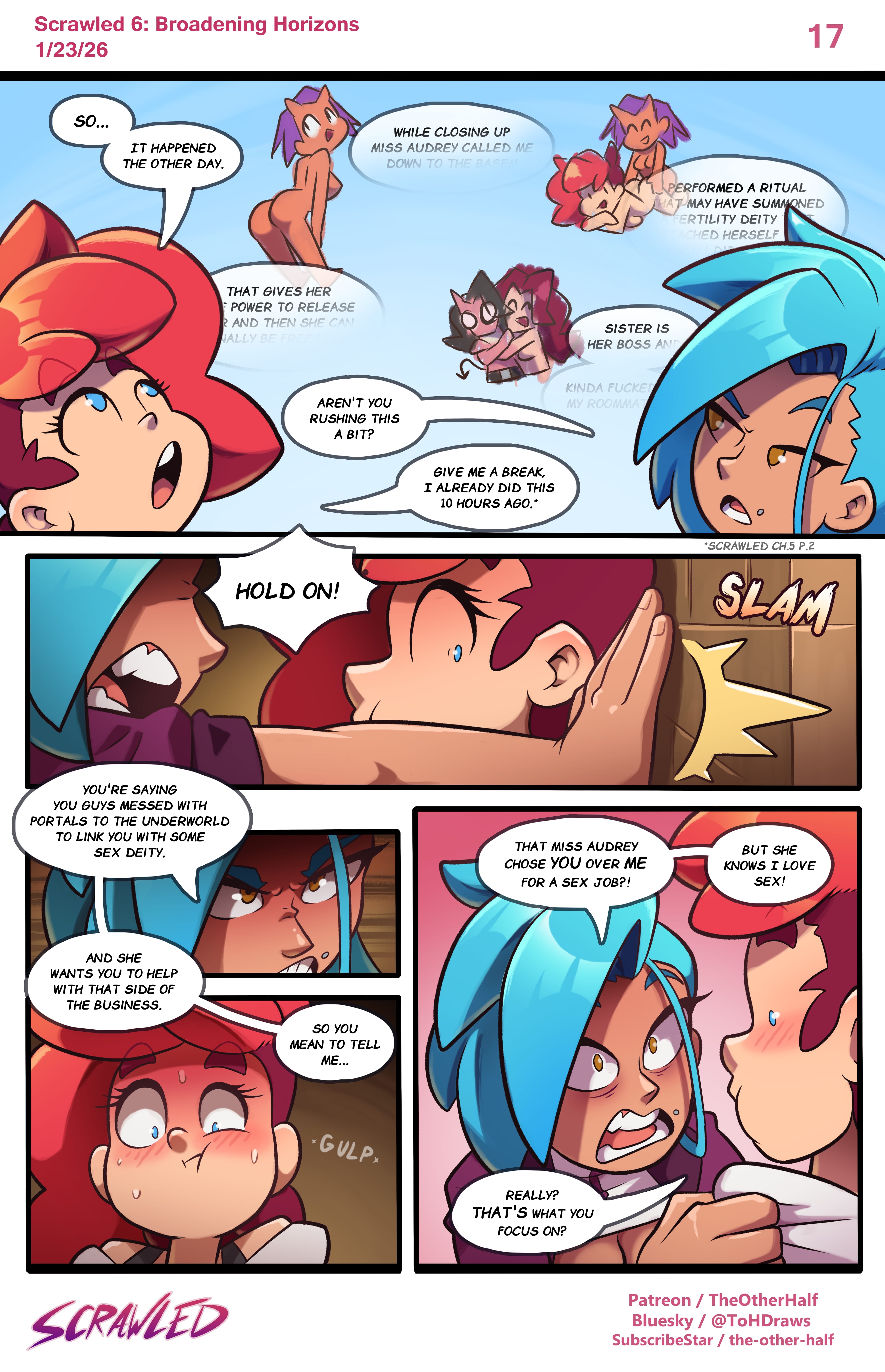 Scrawled [TheOtherHalf] 6 . Scrawled - Chapter 6 [TheOtherHalf] – page 17