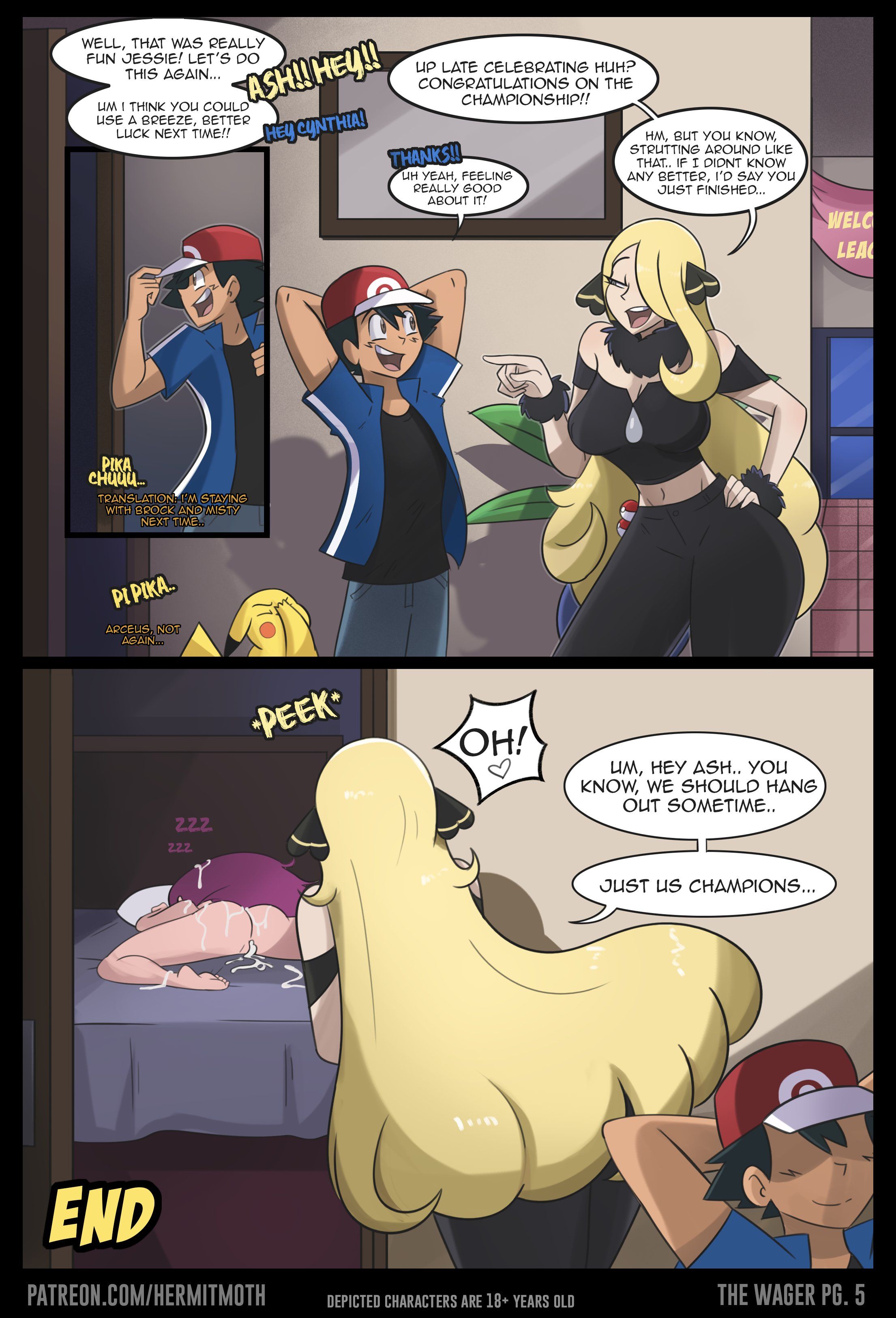 Trading Favors (Pokemon) [Hermit Moth] 2 . The Wager - Chapter 2 (Pokemon) [Hermit Moth] – page 5