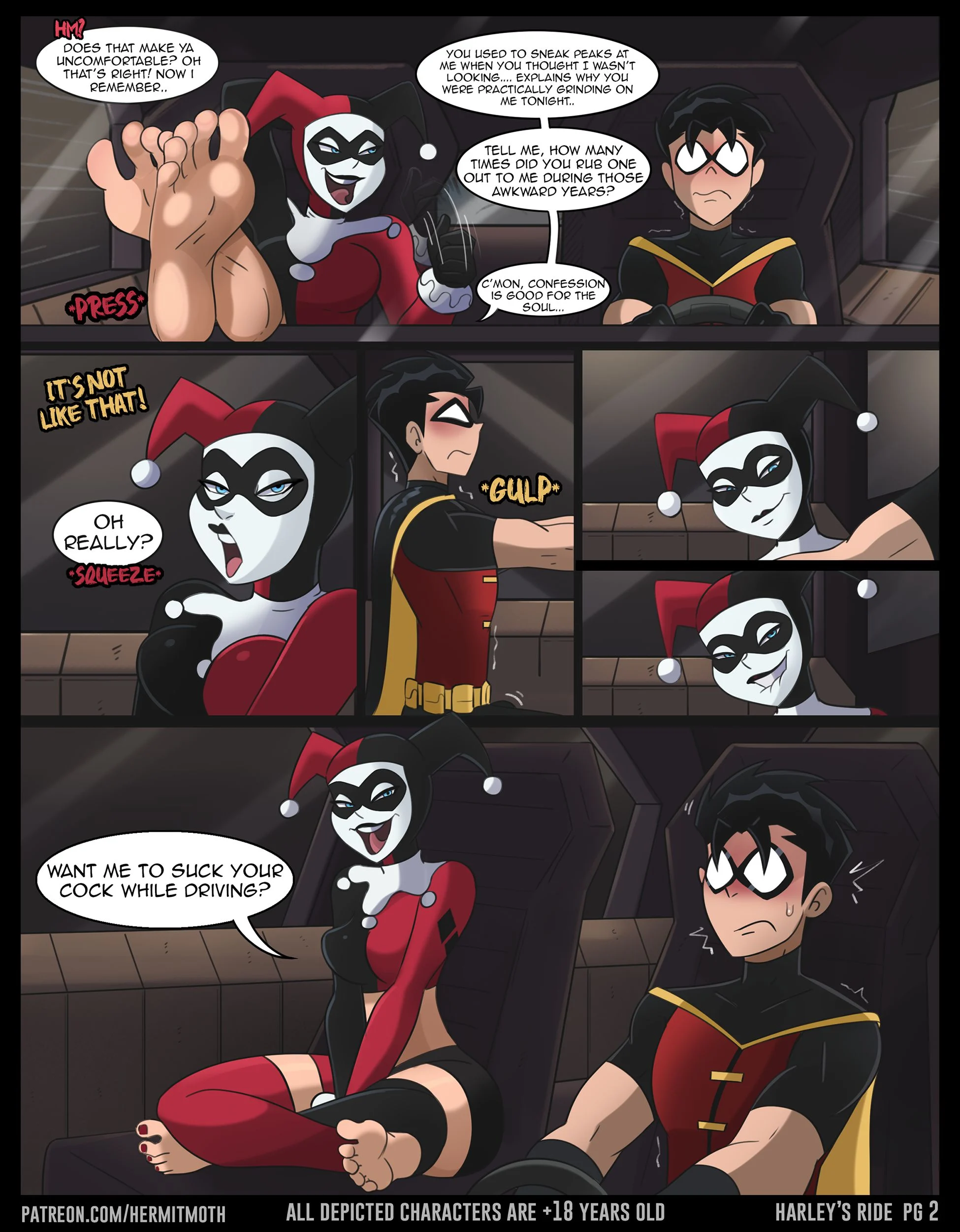 Harley’s Ride (Batman) [Hermit Moth] 1 . Harley's Ride - Chapter 1 (Batman) [Hermit Moth] – page 2