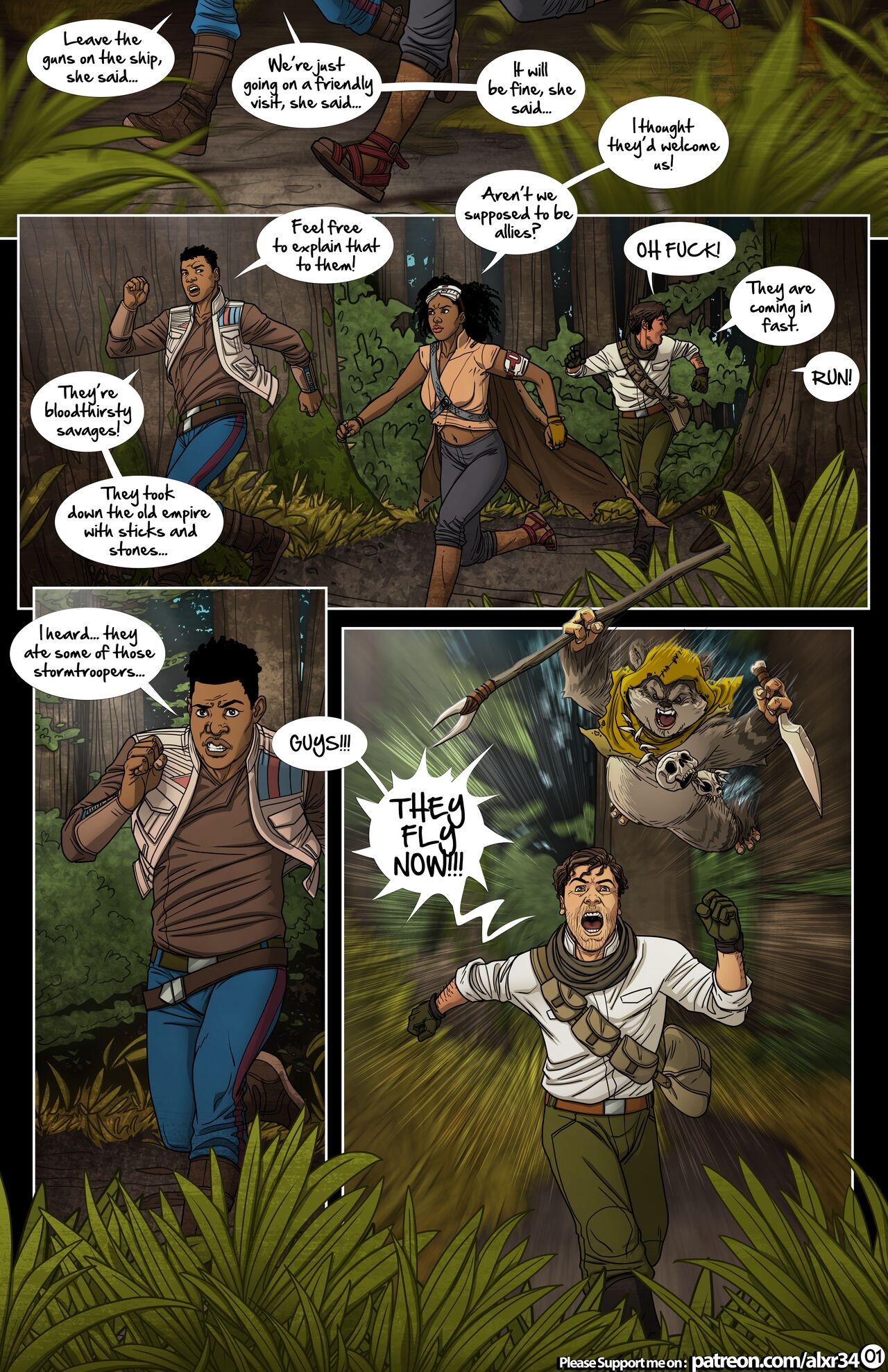 A Complete Guide To Wookie Sex (Star Wars) [Alxr34] 5 . A Complete Guide To Wookie Sex  - Chapter 5 (Star Wars) [Alxr34] – page 1