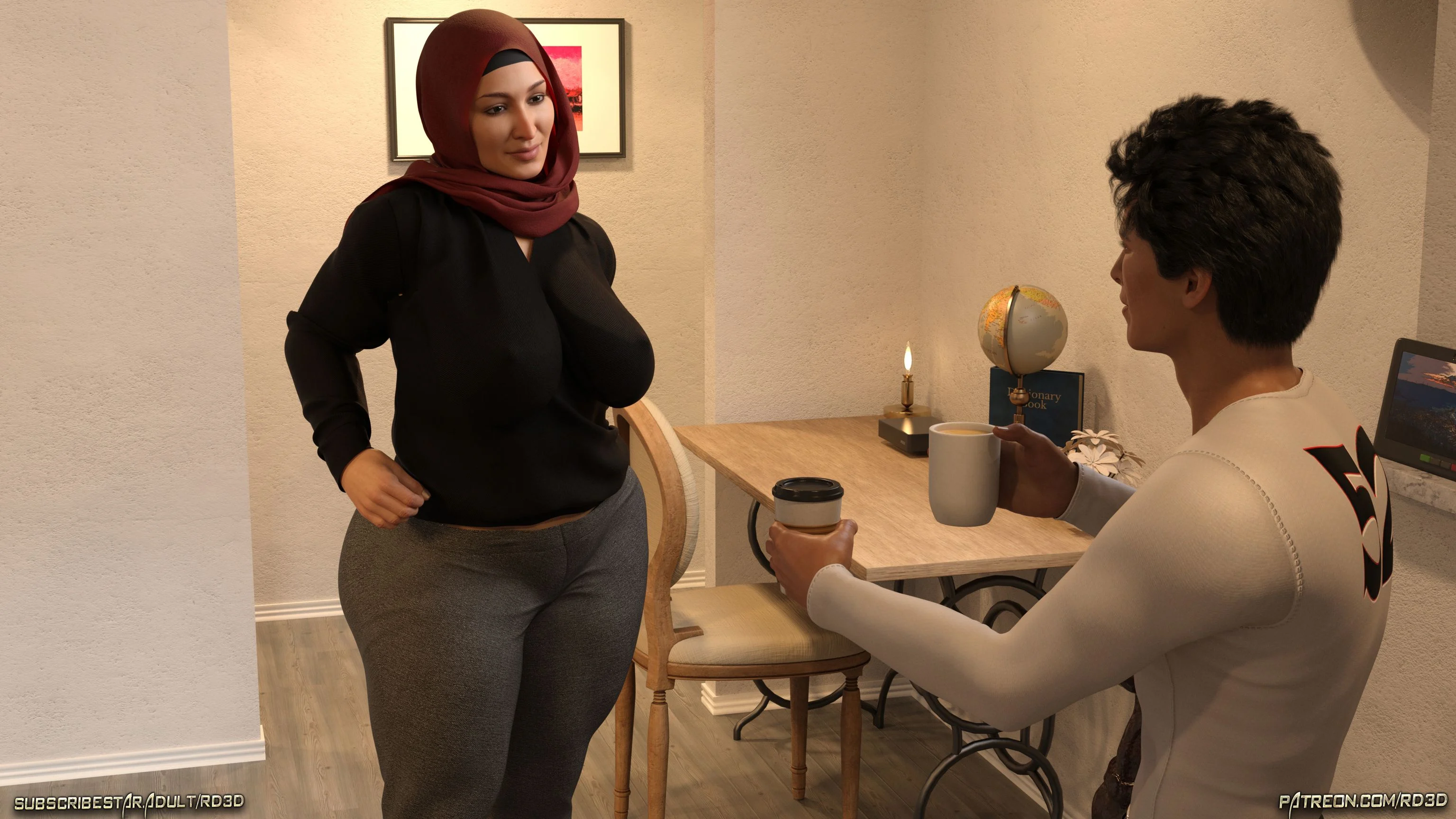 Lust Predators – Hijab Amatures [Real-Deal 3D] 6 . Hijab Amatures - Mrs. Assad - One Dya Story - Textless - [Real-Deal 3D] – page 15