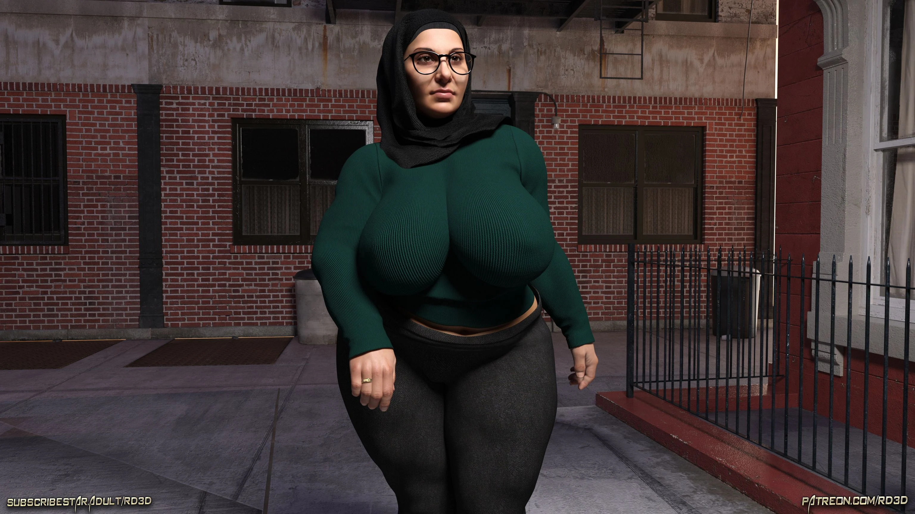 Lust Predators – Hijab Amatures [Real-Deal 3D] 6 . Hijab Amatures - Mrs. Assad - One Dya Story - Textless - [Real-Deal 3D] – page 25