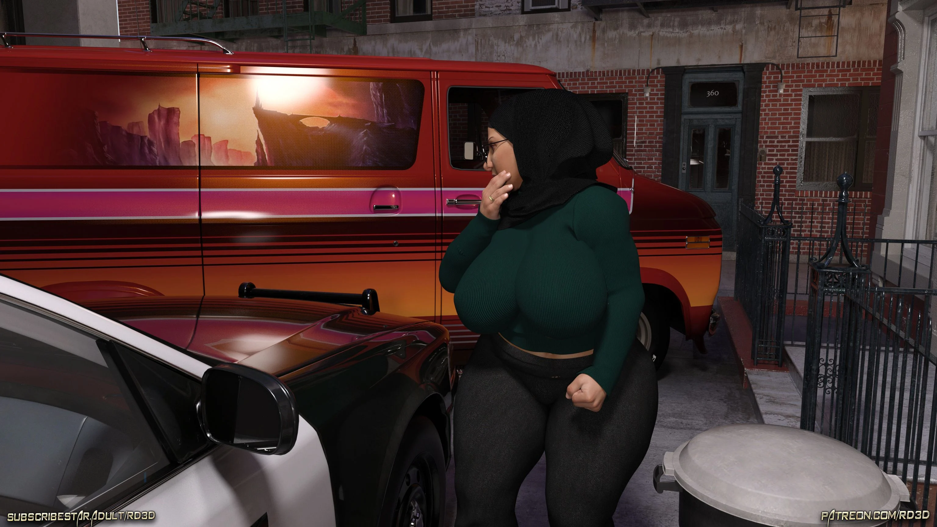 Lust Predators – Hijab Amatures [Real-Deal 3D] 6 . Hijab Amatures - Mrs. Assad - One Dya Story - Textless - [Real-Deal 3D] – page 30