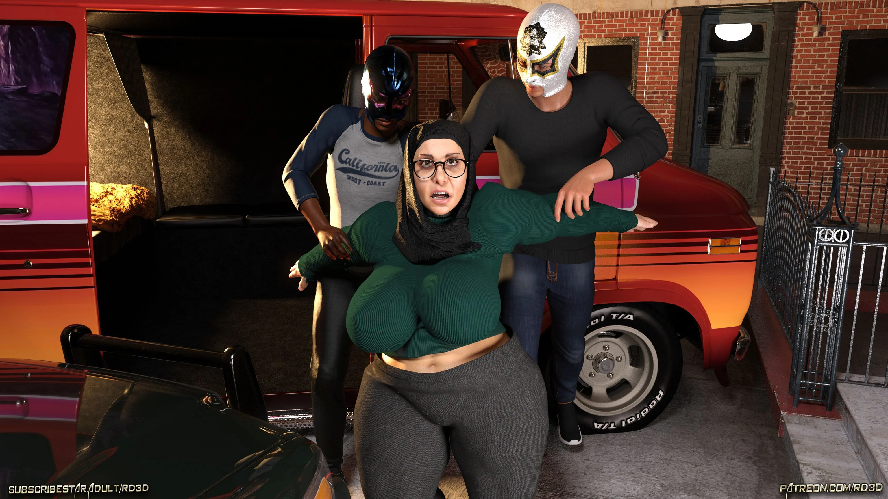 Lust Predators – Hijab Amatures [Real-Deal 3D] 6 . Hijab Amatures - Mrs. Assad - One Dya Story - Textless - [Real-Deal 3D] – page 32