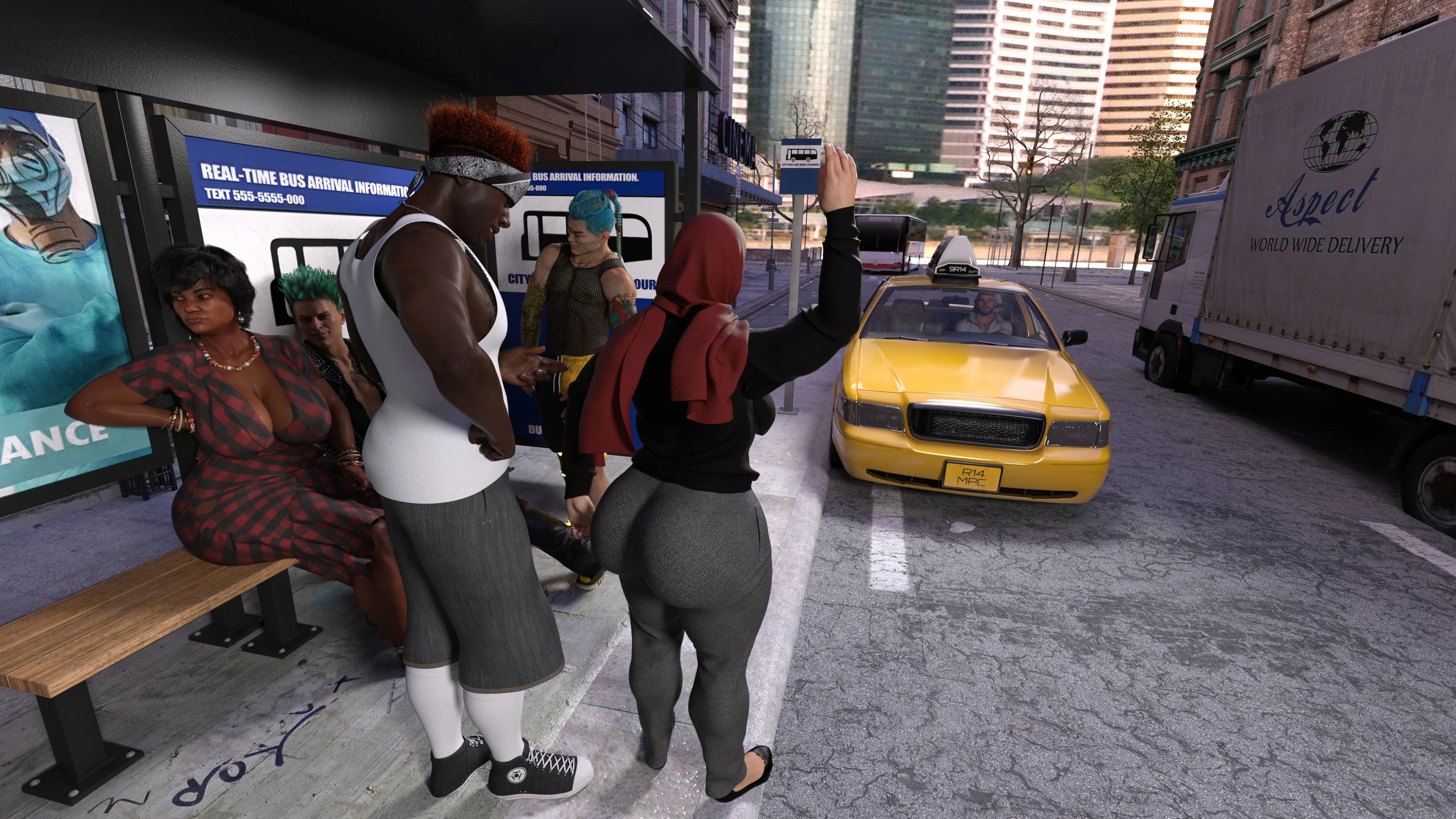 Lust Predators – Hijab Amatures [Real-Deal 3D] 6 . Hijab Amatures - Mrs. Assad - One Dya Story - Textless - [Real-Deal 3D] – page 57