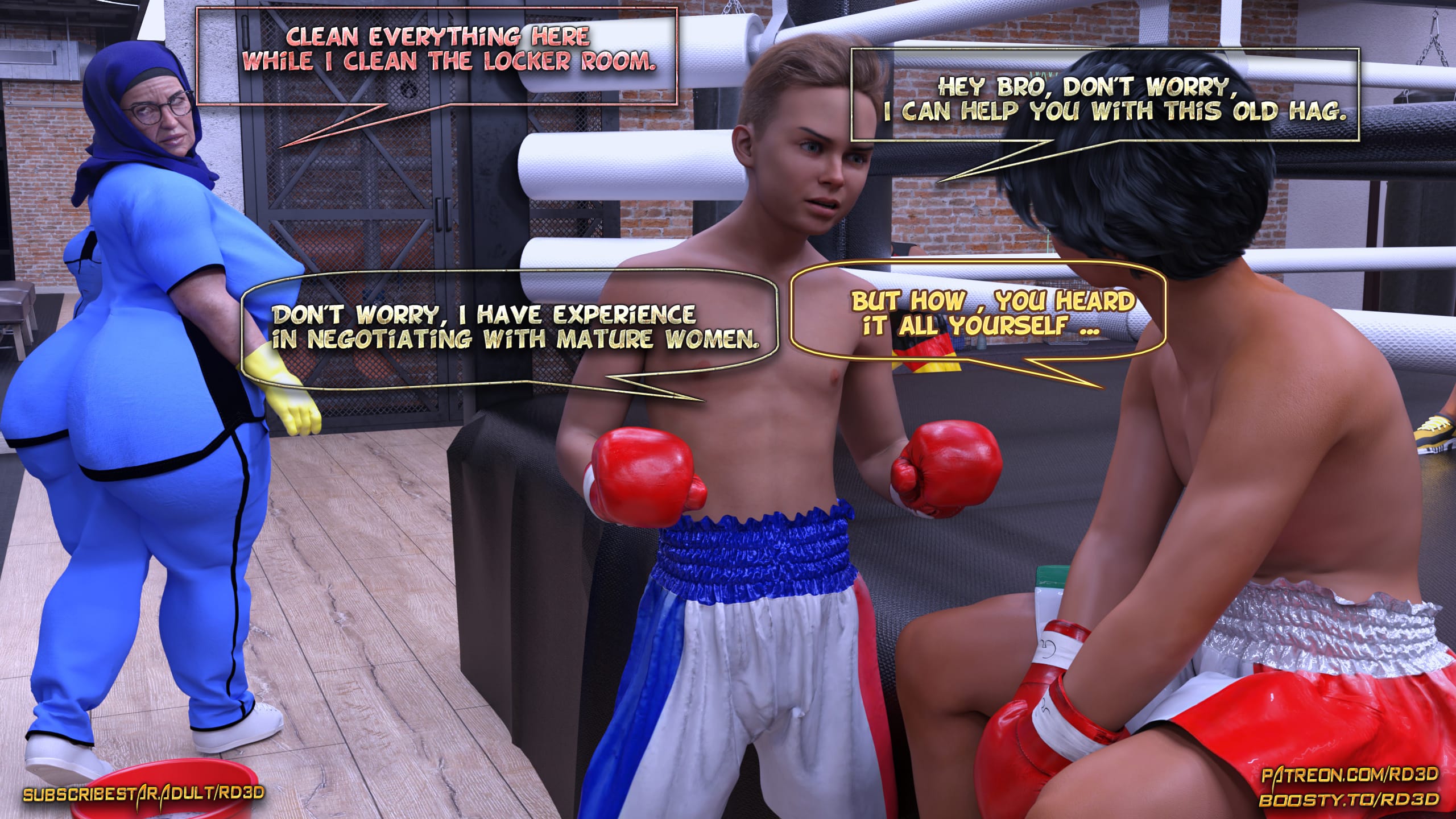 Lust Predators – Hijab Amatures [Real-Deal 3D] 14 . Lust Predators - Hijab Amatures - Chapter 14 - Fight Club [Real-Deal 3D] – page 13