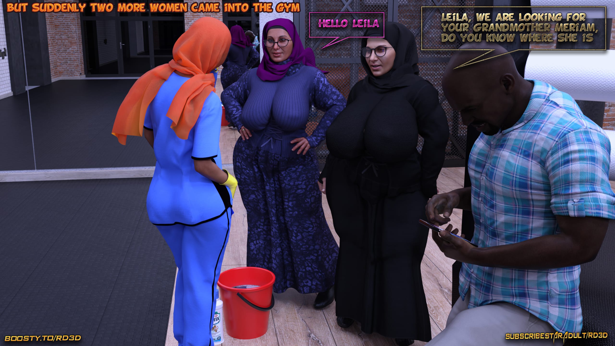 Lust Predators – Hijab Amatures [Real-Deal 3D] 14 . Lust Predators - Hijab Amatures - Chapter 14 - Fight Club [Real-Deal 3D] – page 35