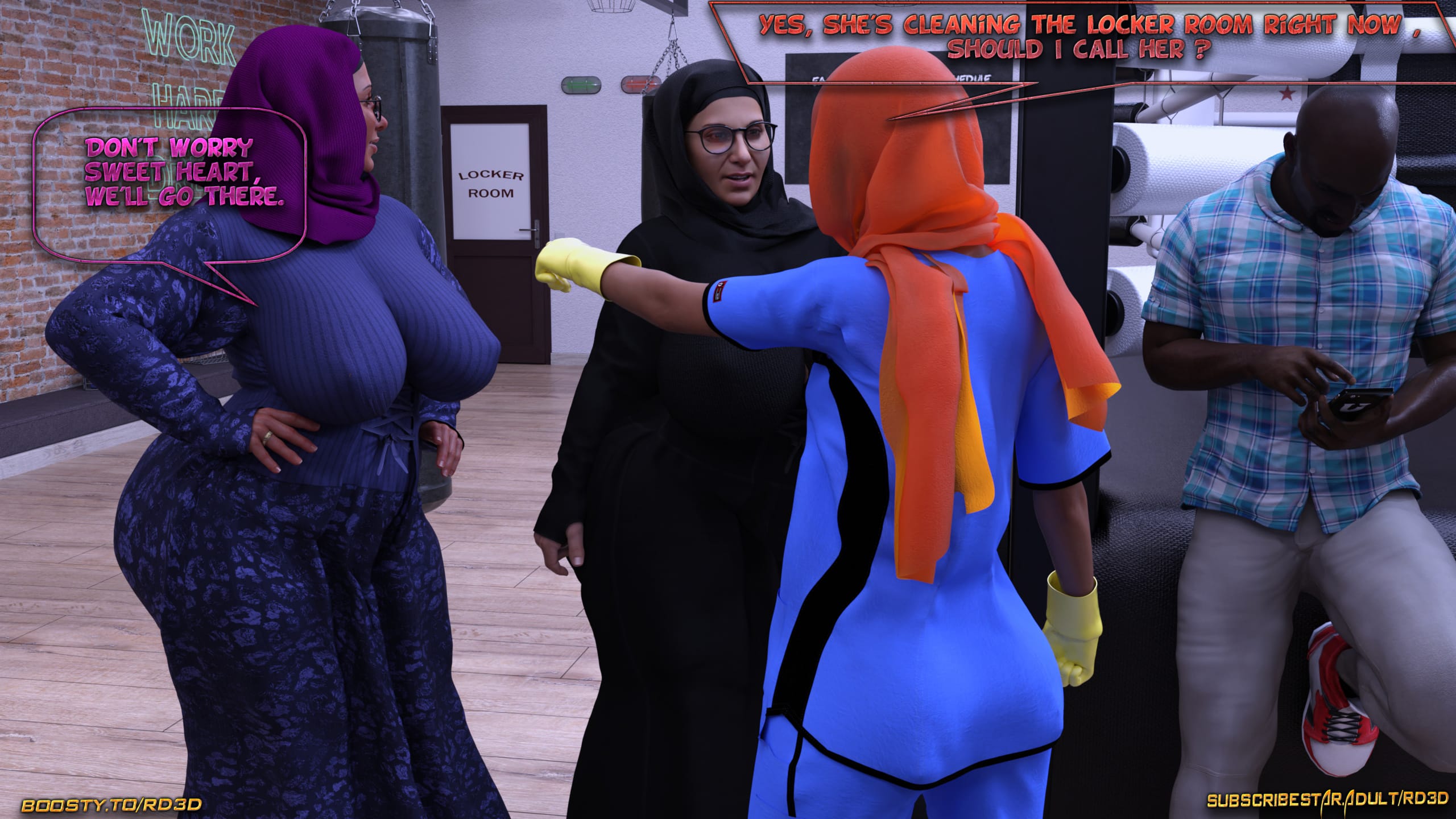 Lust Predators – Hijab Amatures [Real-Deal 3D] 14 . Lust Predators - Hijab Amatures - Chapter 14 - Fight Club [Real-Deal 3D] – page 36