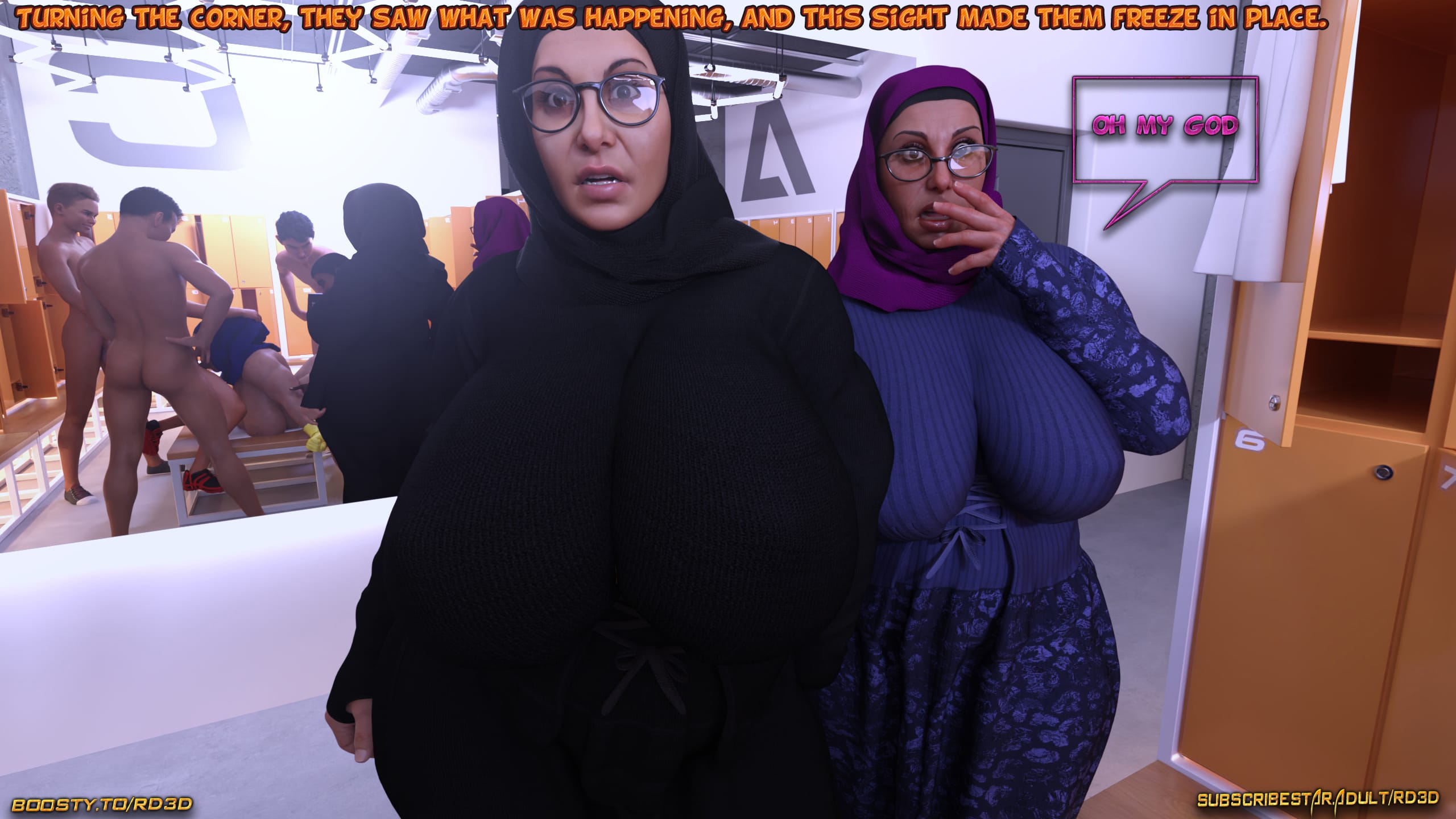 Lust Predators – Hijab Amatures [Real-Deal 3D] 14 . Lust Predators - Hijab Amatures - Chapter 14 - Fight Club [Real-Deal 3D] – page 38