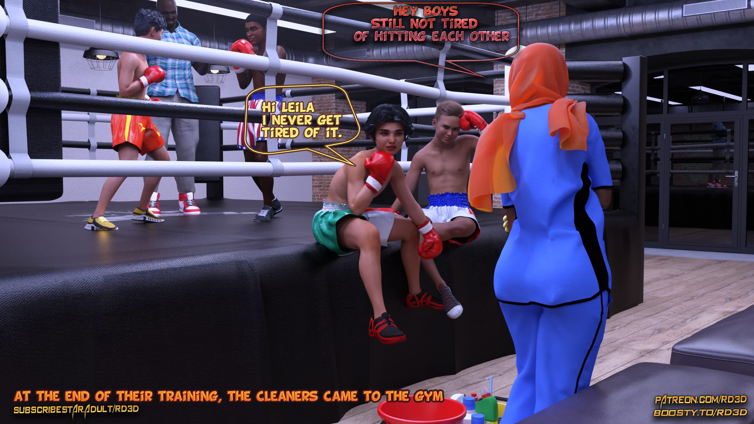 Lust Predators – Hijab Amatures [Real-Deal 3D] 14 . Lust Predators - Hijab Amatures - Chapter 14 - Fight Club [Real-Deal 3D] – page 8