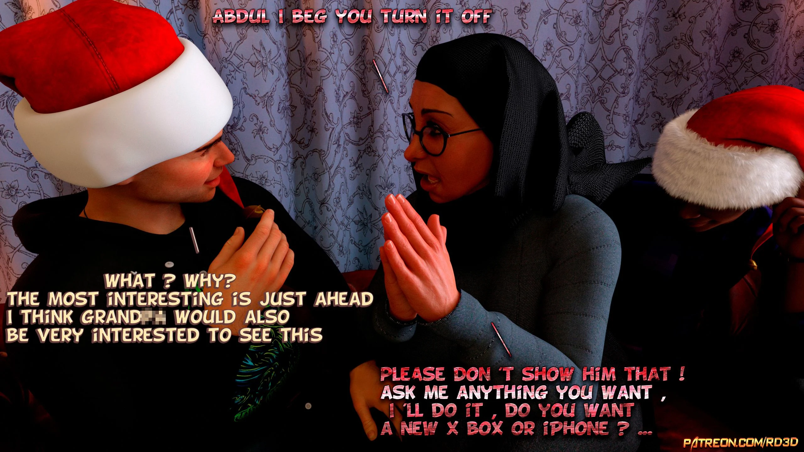Lust Predators – Hijab Amatures [Real-Deal 3D] 0.1 . Lust Predators - Hijab Amatures - Christmas - [Real-Deal 3D] – page 10