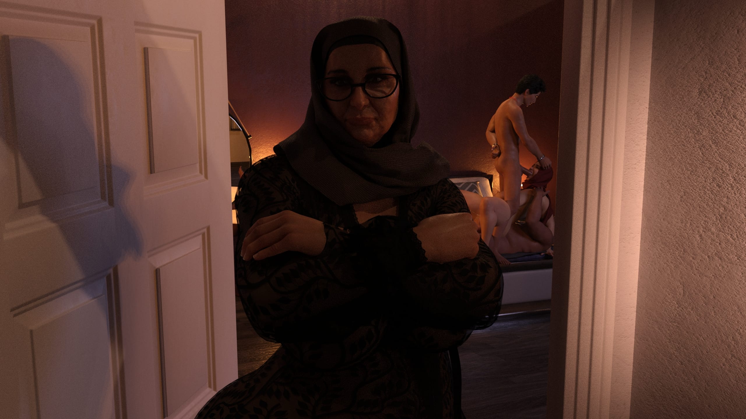Lust Predators – Hijab Amatures [Real-Deal 3D] 7 . Hijab Amateures - Night Visit For Fatima 2 - [Real-Deal 3D] – page 14
