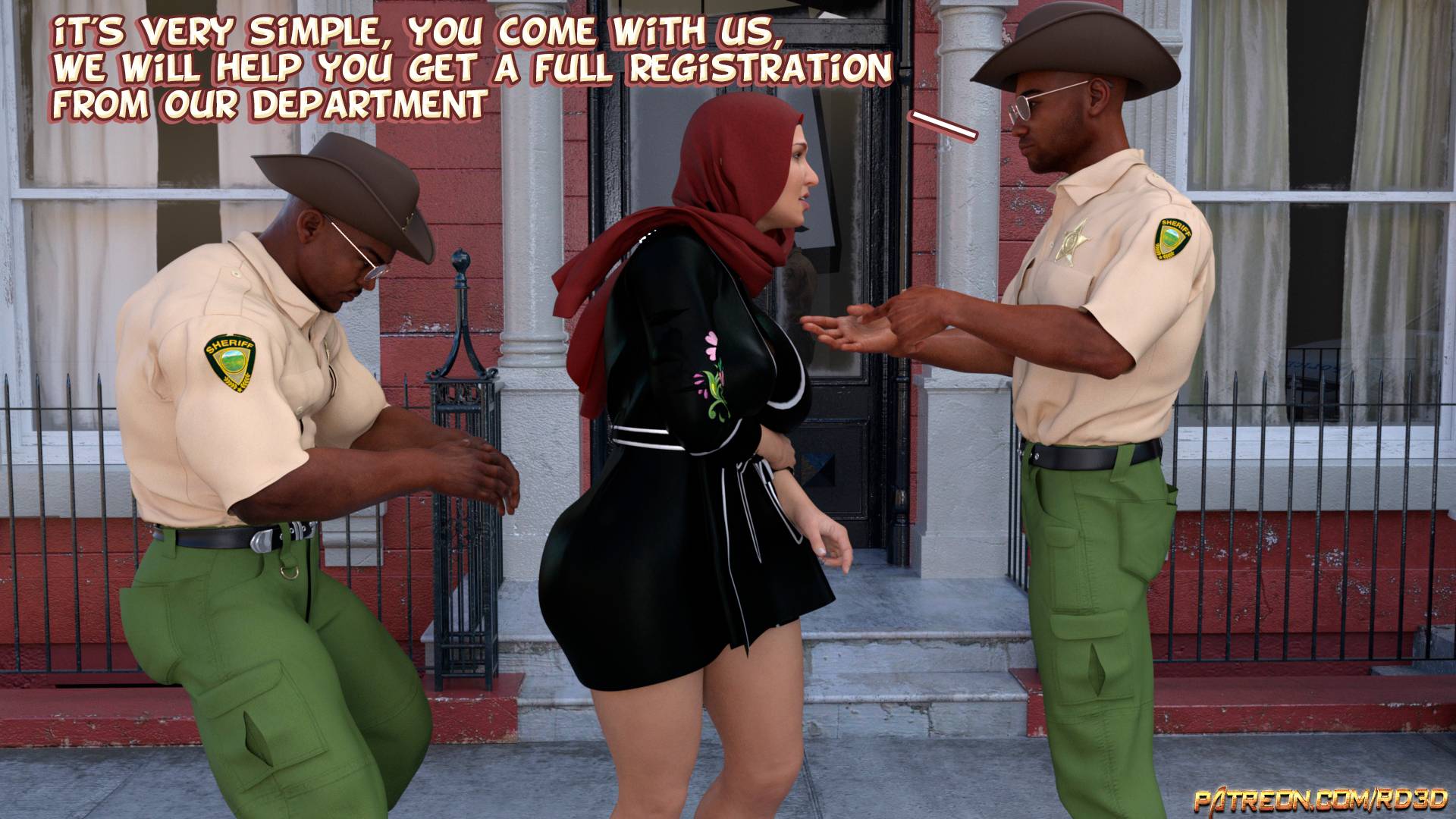 Lust Predators – Hijab Amatures [Real-Deal 3D] 1.5 . Lust Predators - Alternative - Chapter 1.5 - Caught in the act! [Real-Deal 3D] – page 15