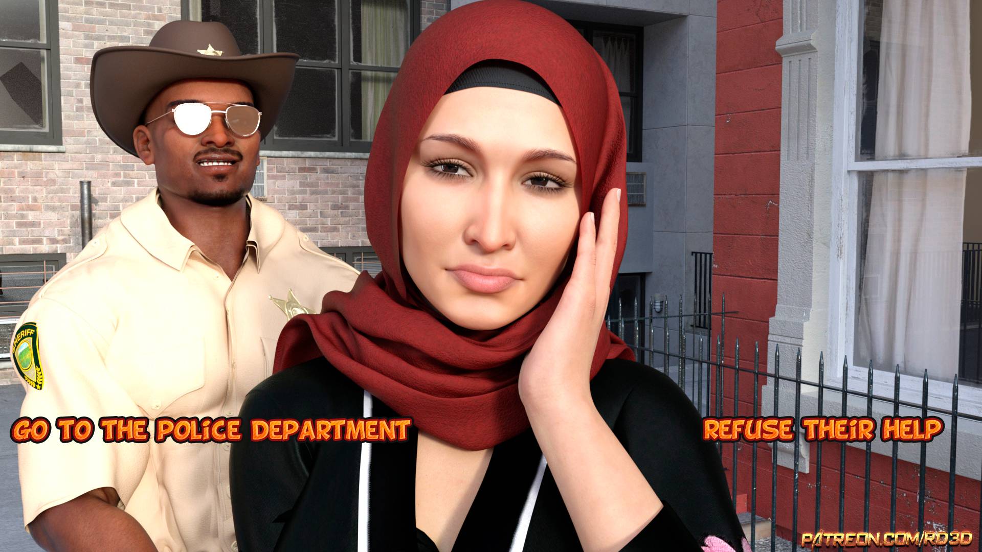 Lust Predators – Hijab Amatures [Real-Deal 3D] 1.5 . Lust Predators - Alternative - Chapter 1.5 - Caught in the act! [Real-Deal 3D] – page 17