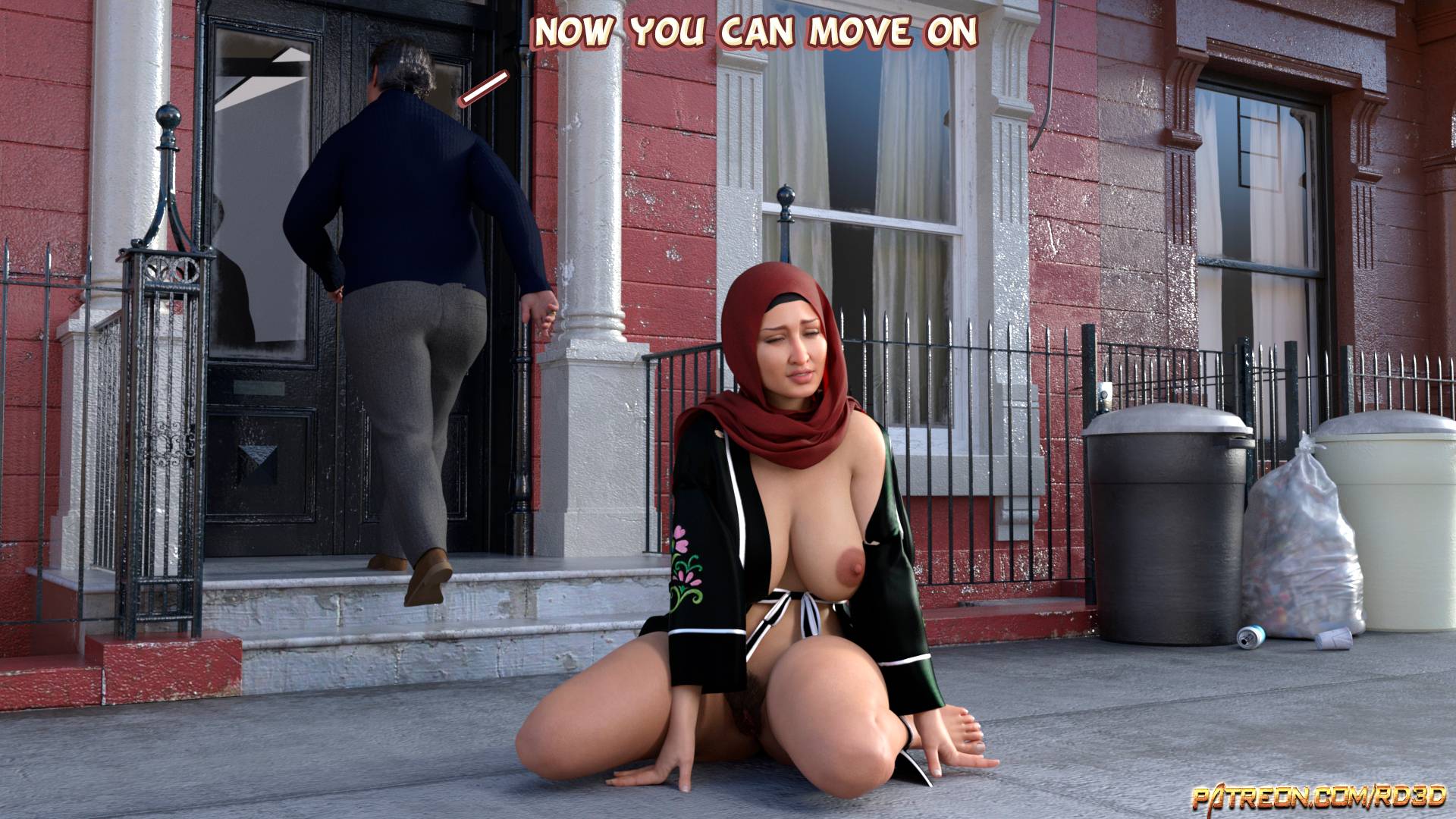 Lust Predators – Hijab Amatures [Real-Deal 3D] 1.5 . Lust Predators - Alternative - Chapter 1.5 - Caught in the act! [Real-Deal 3D] – page 9