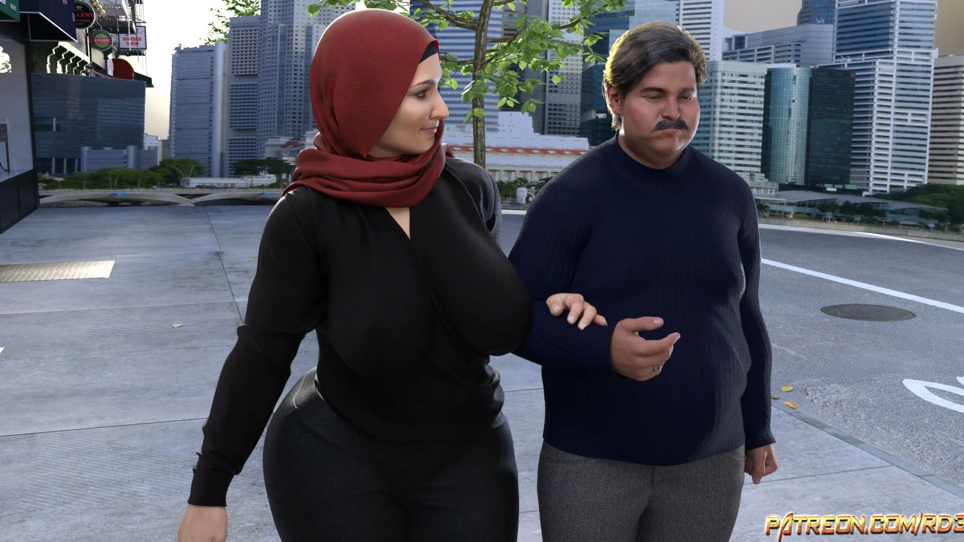 Lust Predators – Hijab Amatures [Real-Deal 3D] 3 . Lust Predators - Hijab Amatures - Chapter 3 [Real-Deal 3D] – page 3