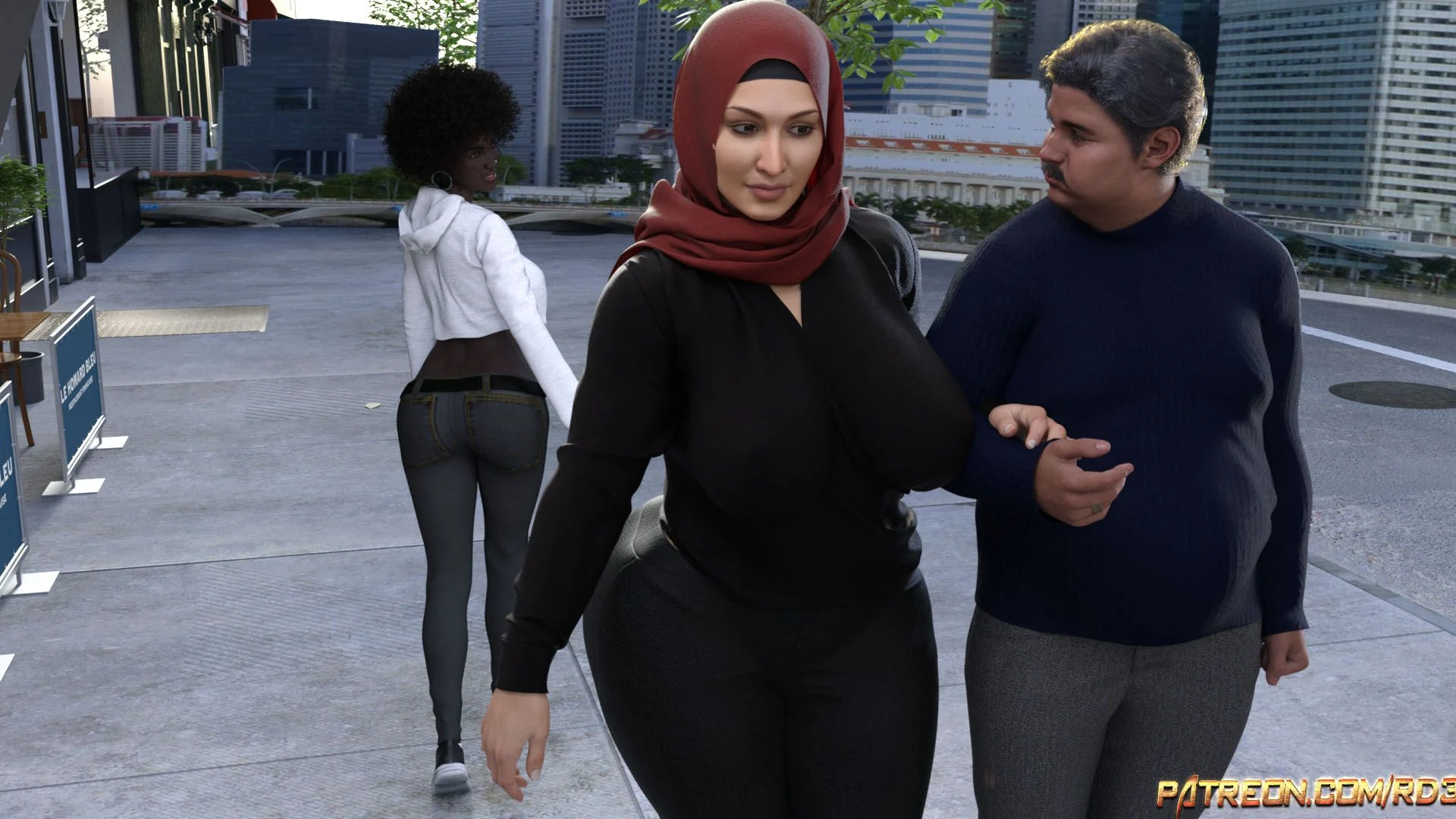 Lust Predators – Hijab Amatures [Real-Deal 3D] 3 . Lust Predators - Hijab Amatures - Chapter 3 [Real-Deal 3D] – page 5