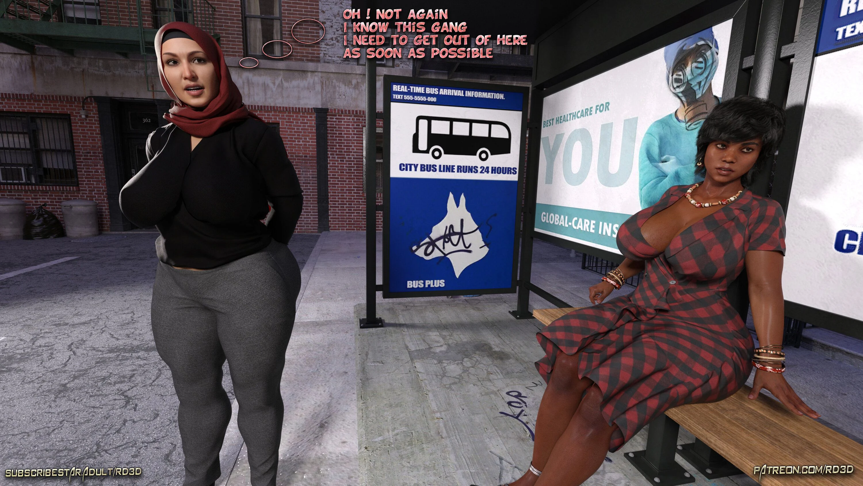 Lust Predators – Hijab Amatures [Real-Deal 3D] 6 . Hijab Amatures - Mrs. Assad - One Dya Story - [Real-Deal 3D] – page 54