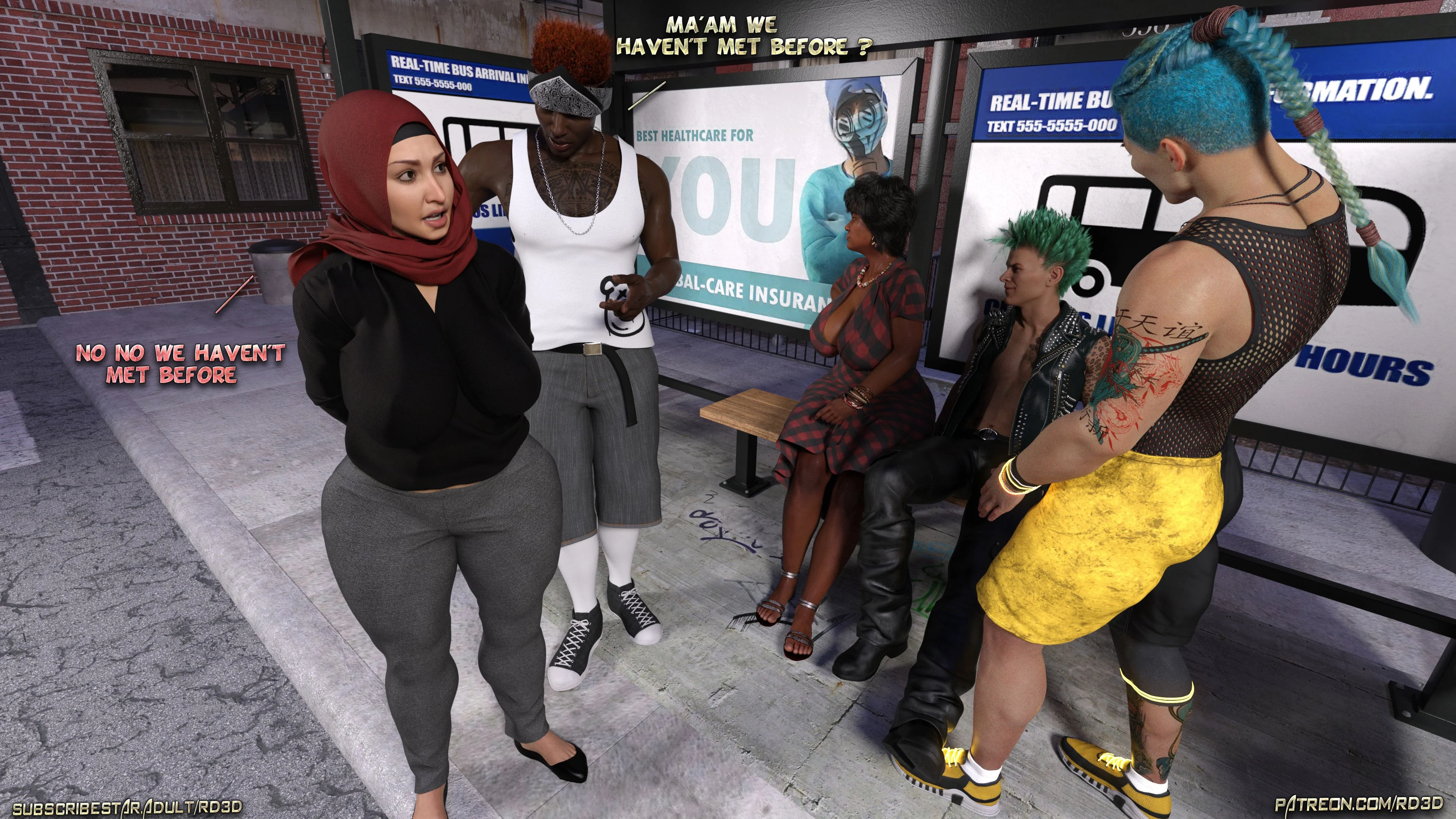 Lust Predators – Hijab Amatures [Real-Deal 3D] 6 . Hijab Amatures - Mrs. Assad - One Dya Story - [Real-Deal 3D] – page 55