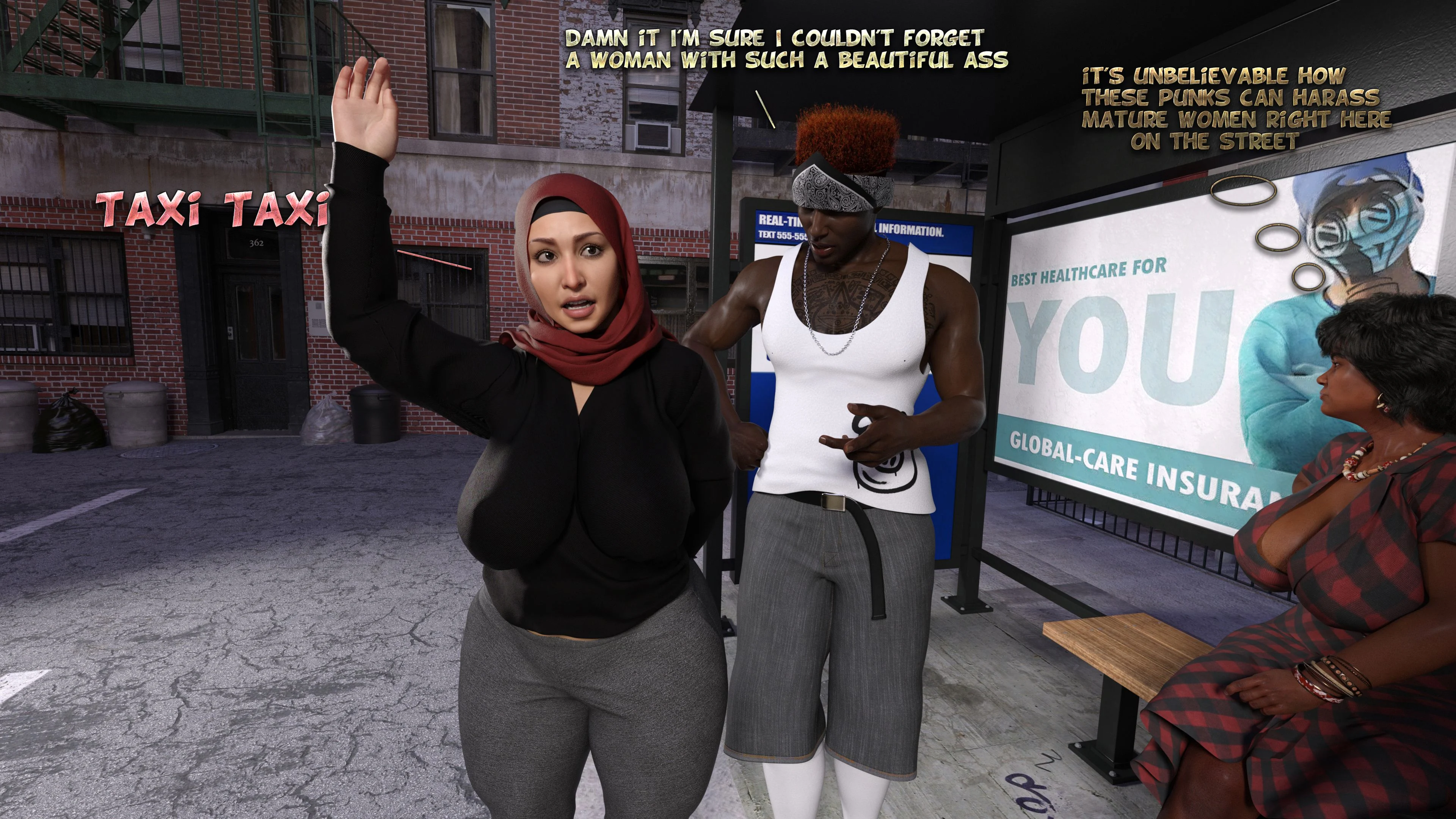 Lust Predators – Hijab Amatures [Real-Deal 3D] 6 . Hijab Amatures - Mrs. Assad - One Dya Story - [Real-Deal 3D] – page 56