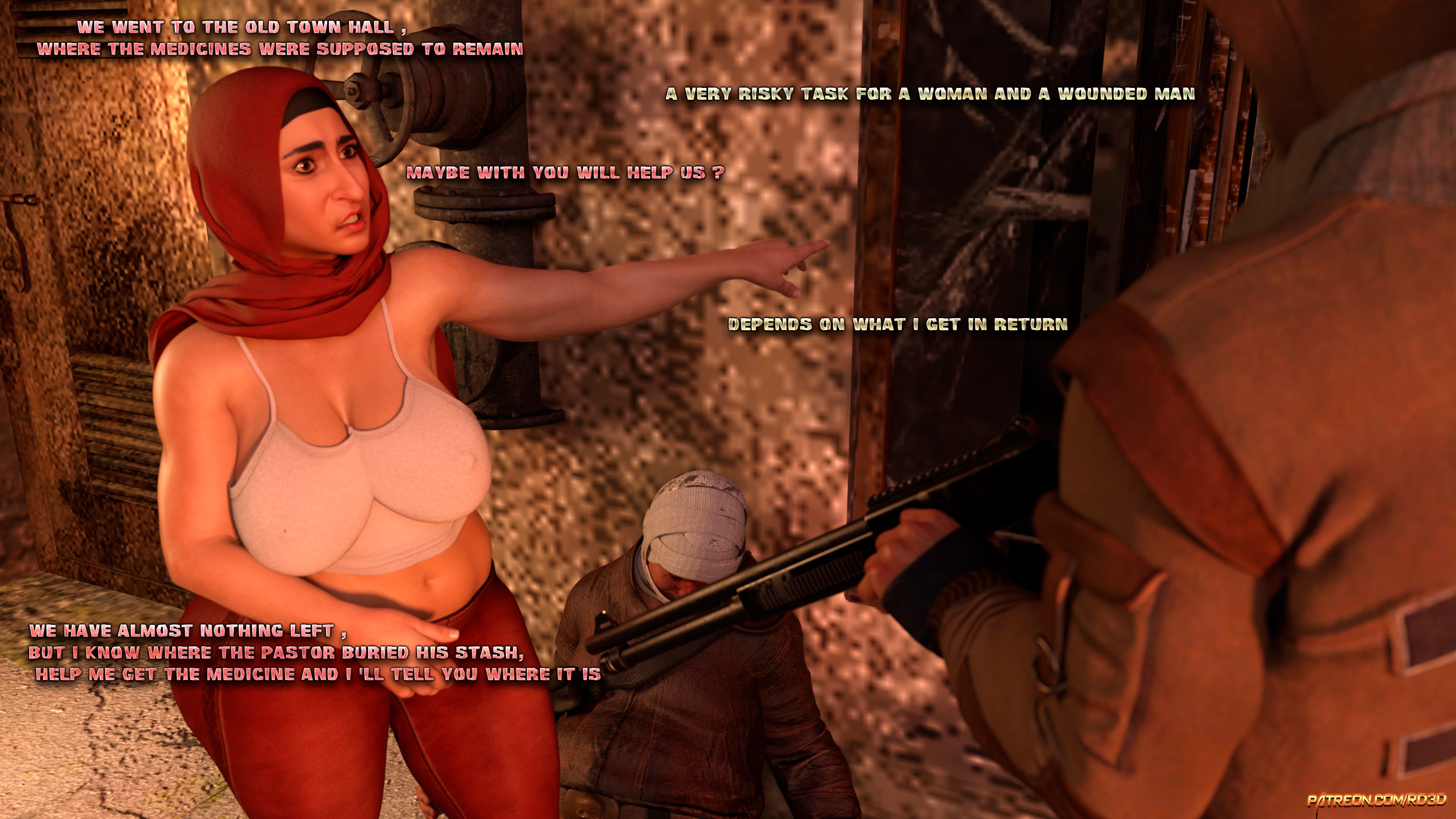 Lust Predators – Hijab Amatures [Real-Deal 3D] 10 . Hijab Amatures - Lust Wasteland - Chapter 10 [Real-Deal 3D] – page 12