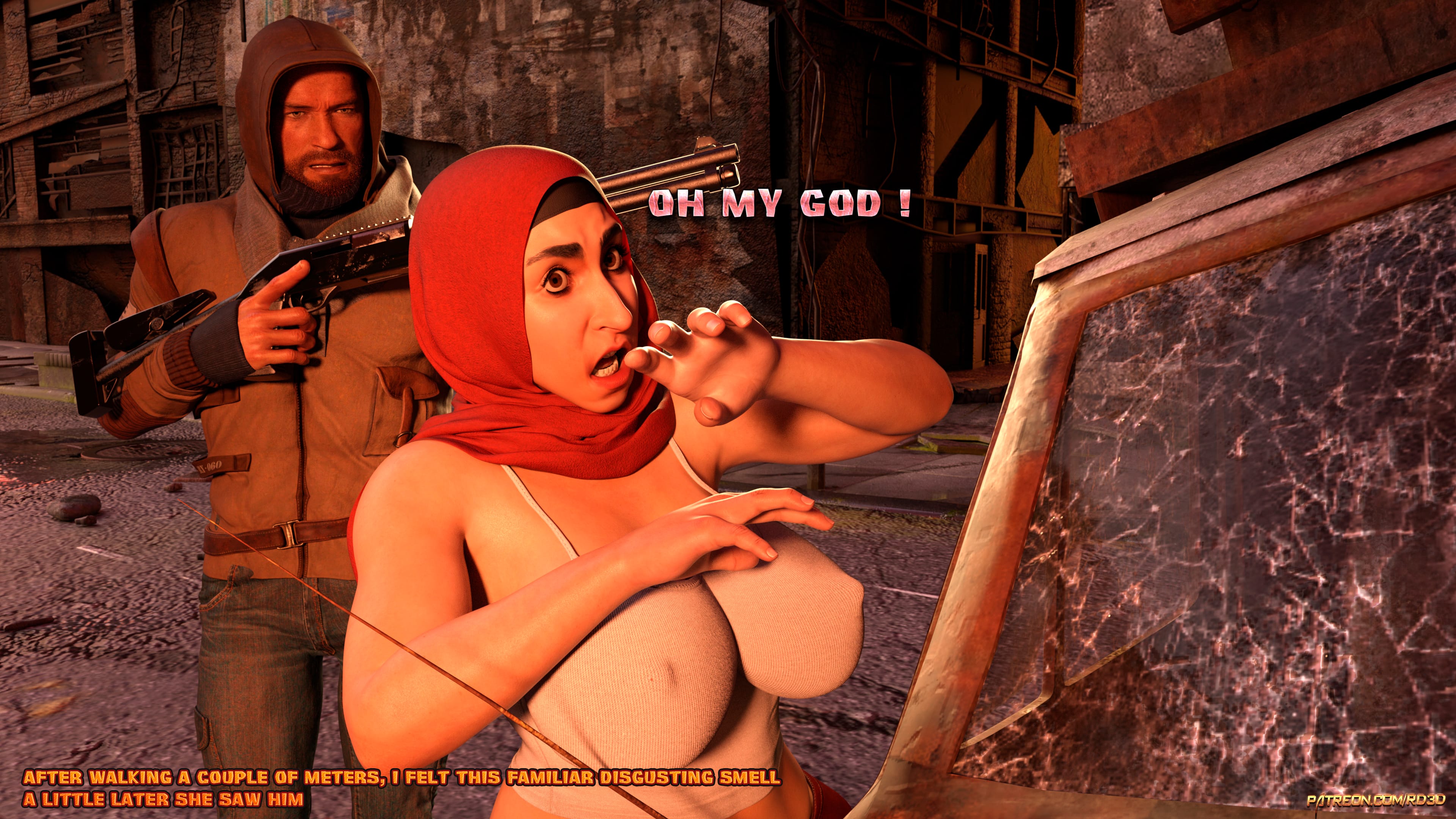Lust Predators – Hijab Amatures [Real-Deal 3D] 10 . Hijab Amatures - Lust Wasteland - Chapter 10 [Real-Deal 3D] – page 15