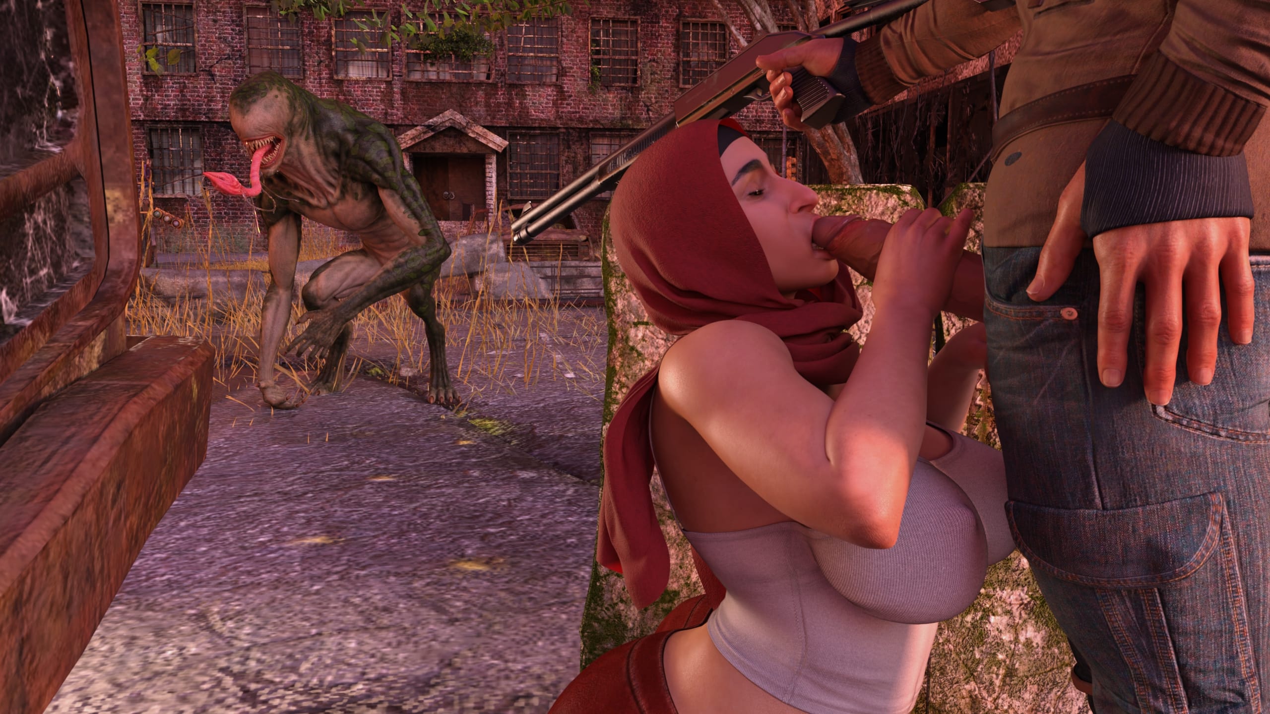 Lust Predators – Hijab Amatures [Real-Deal 3D] 10 . Hijab Amatures - Lust Wasteland - Chapter 10 [Real-Deal 3D] – page 24